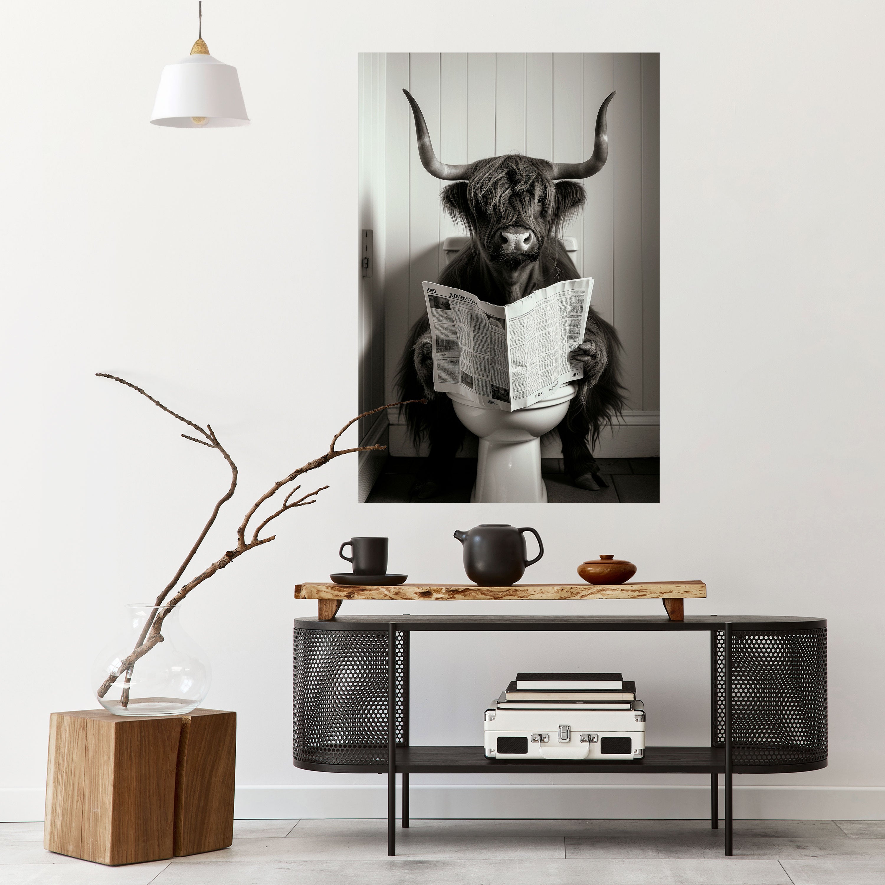 MOO-DY NEWS BREAK Naklejka/Plakat pionowy