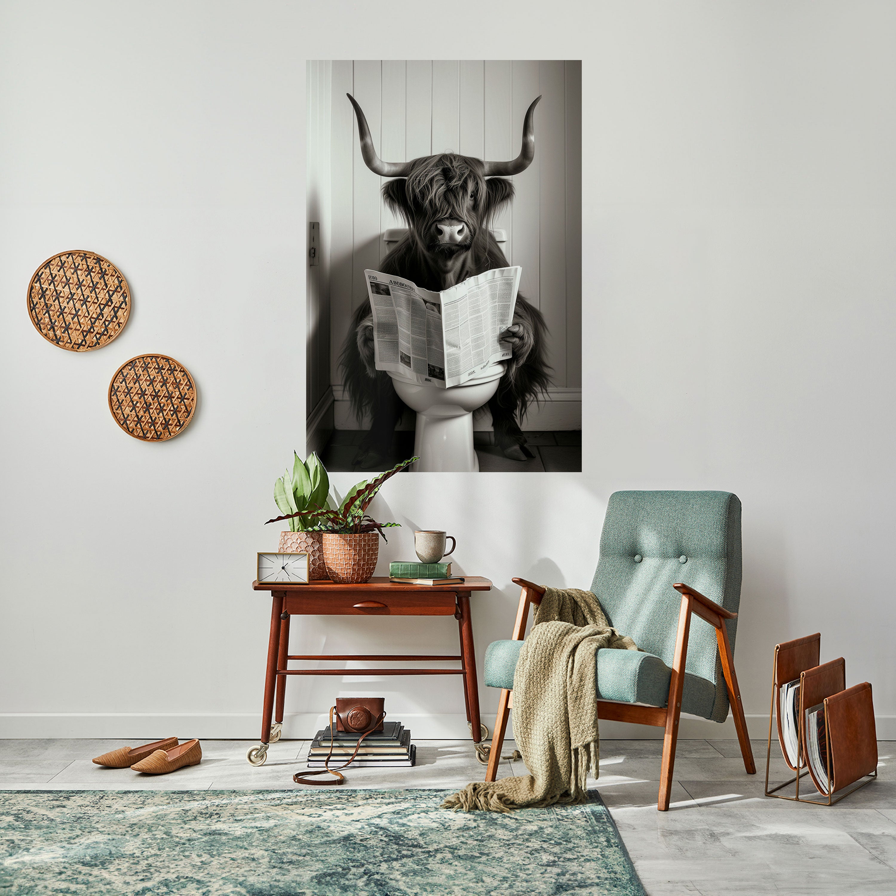 MOO-DY NEWS BREAK Naklejka/Plakat pionowy