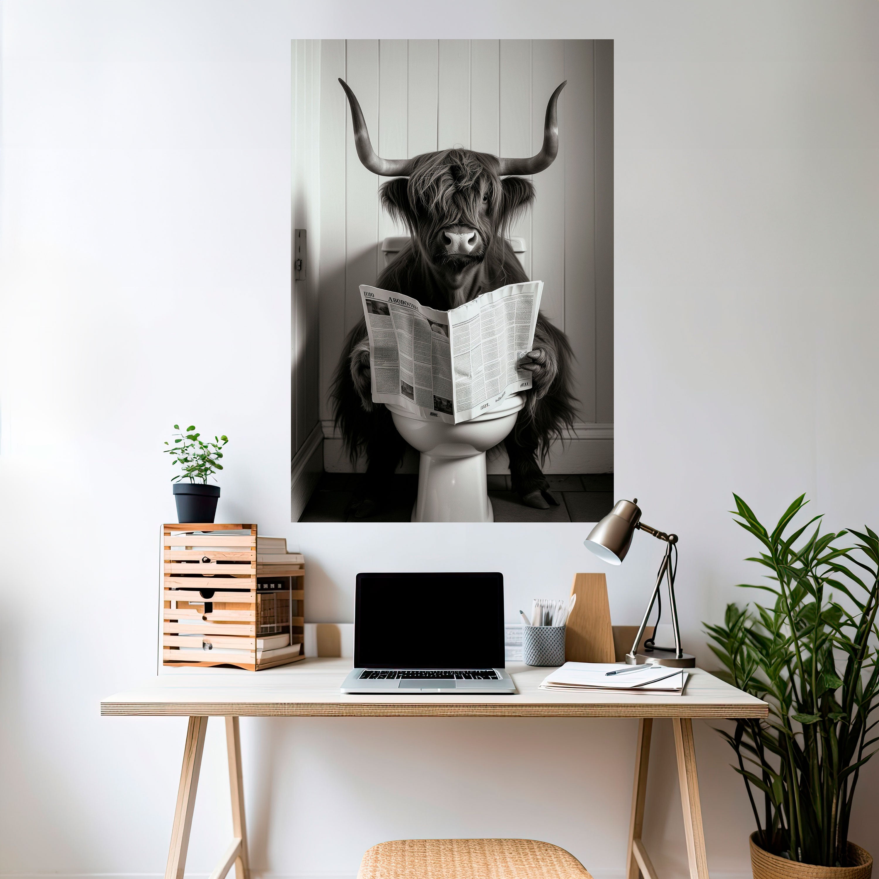 MOO-DY NEWS BREAK Naklejka/Plakat pionowy