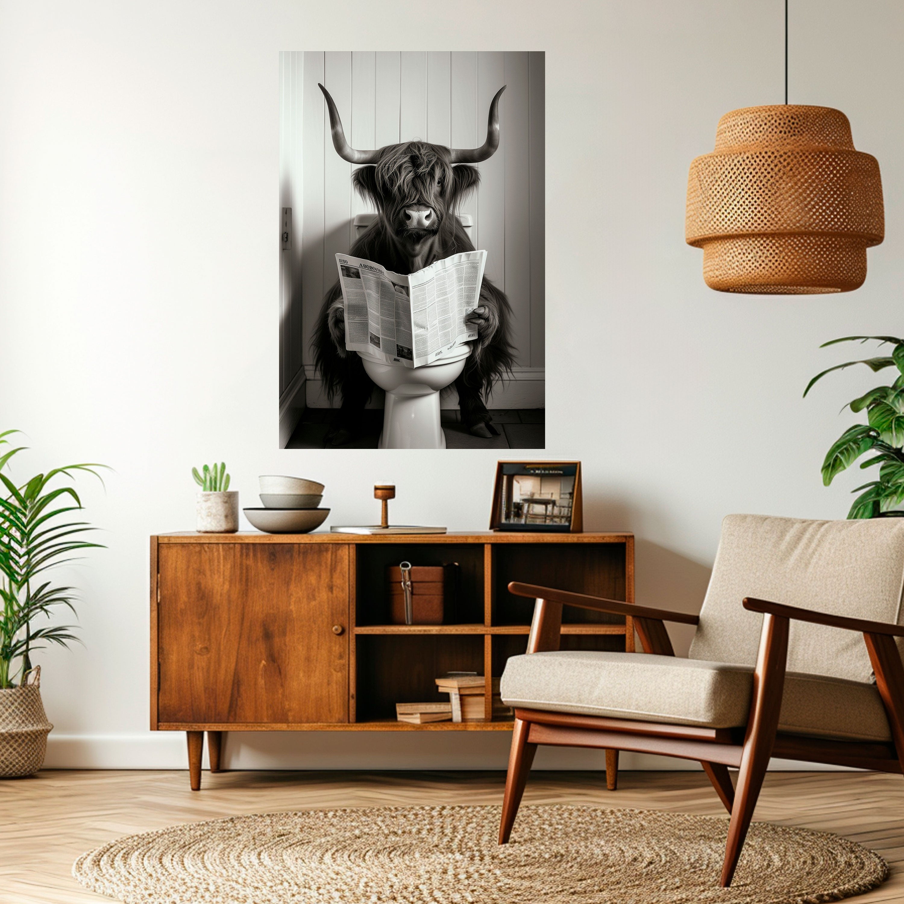 MOO-DY NEWS BREAK Naklejka/Plakat pionowy