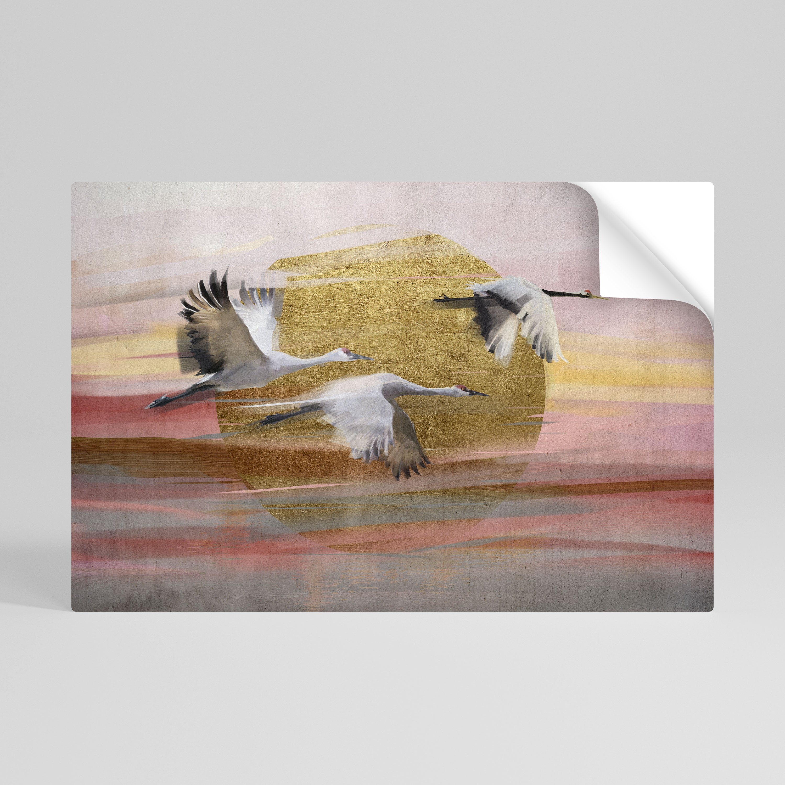 ELEGANT FLIGHT SYMPHONY Naklejka/Plakat poziomy