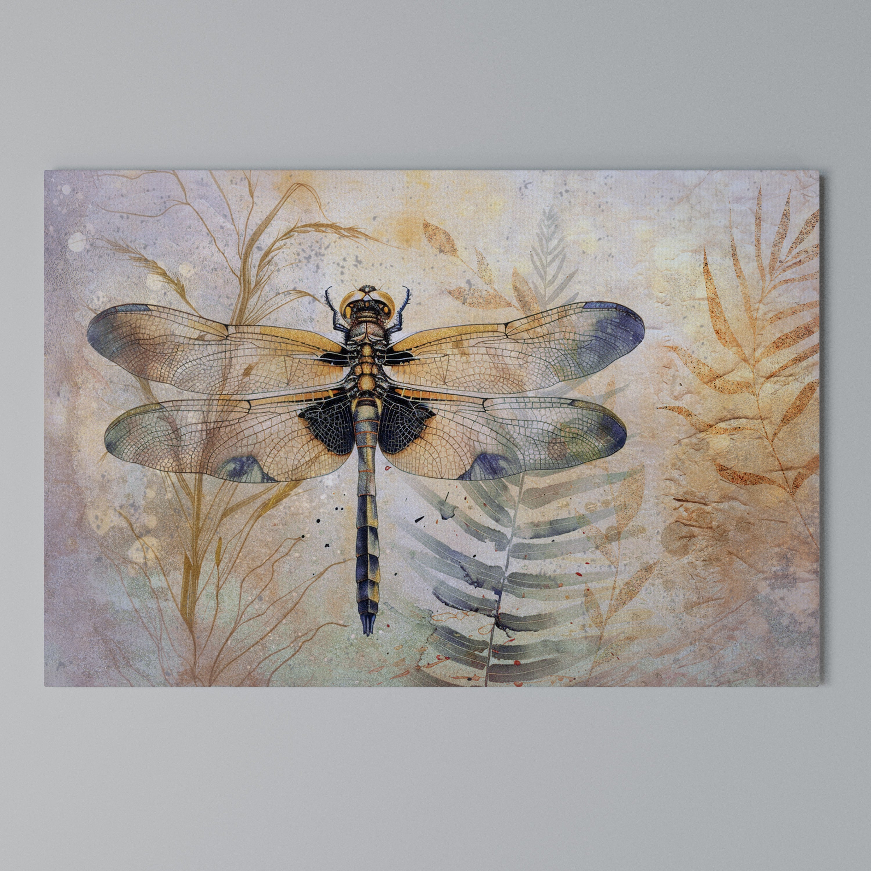 HER HIGHNESS DRAGONFLY Poziomy obraz na płótnie