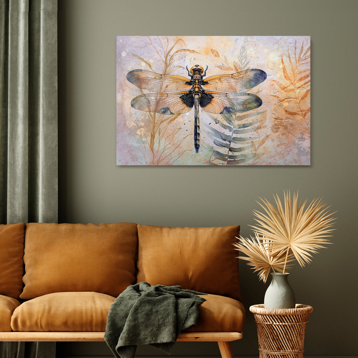 HER HIGHNESS DRAGONFLY Poziomy obraz na płótnie