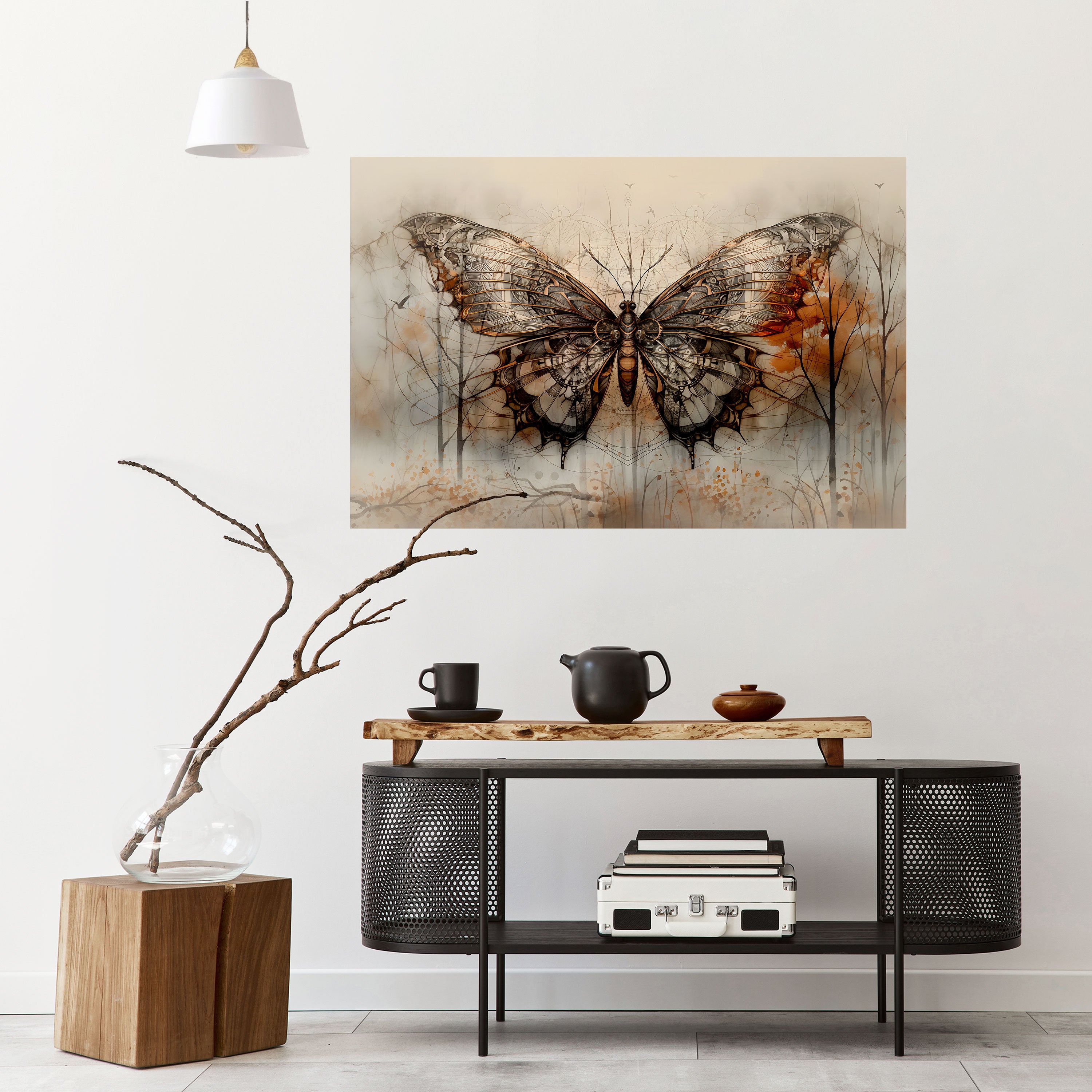 MECHANICAL BEAUTY UNVEILED Naklejka/Plakat poziomy