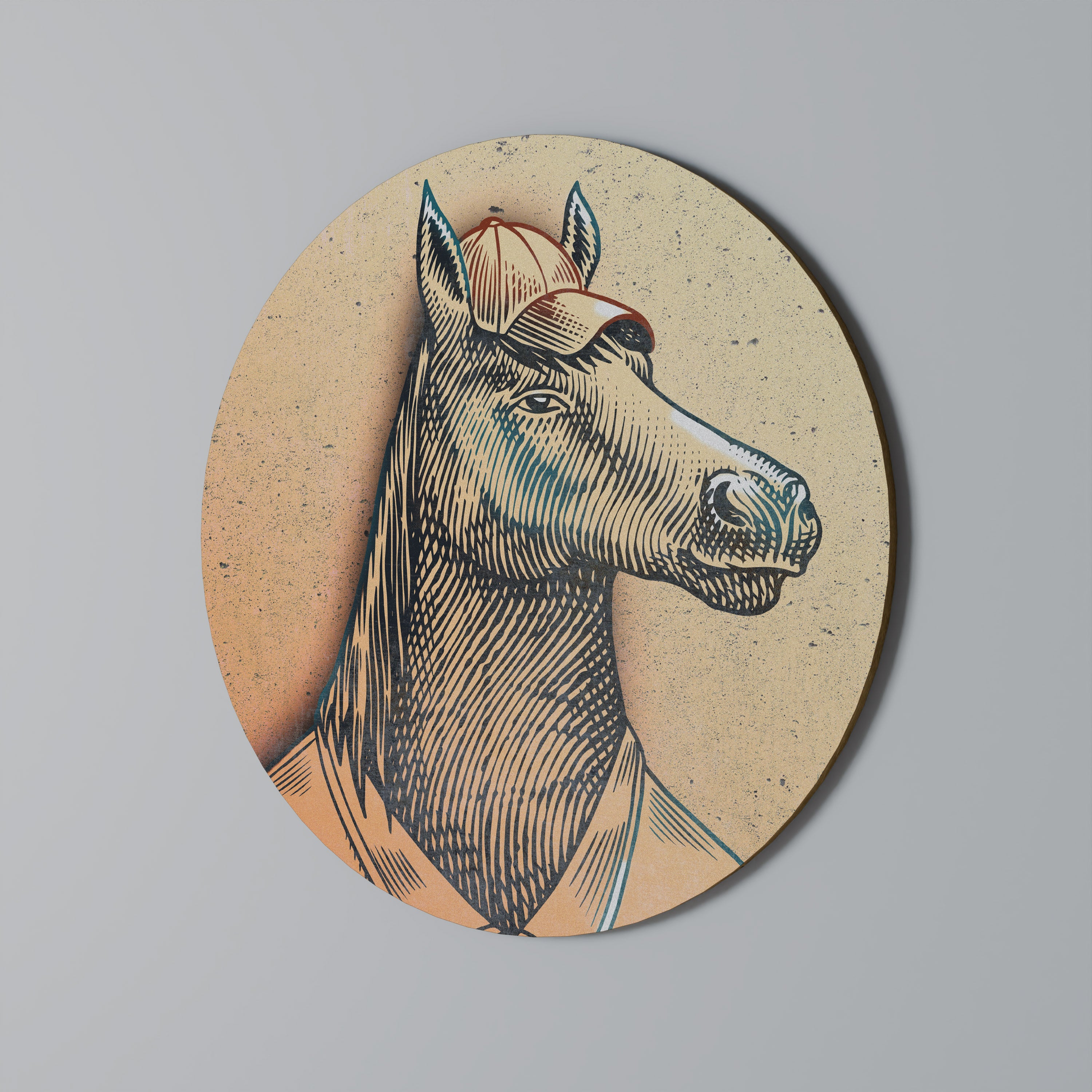EQUINE SWAGGER Obraz okrągły