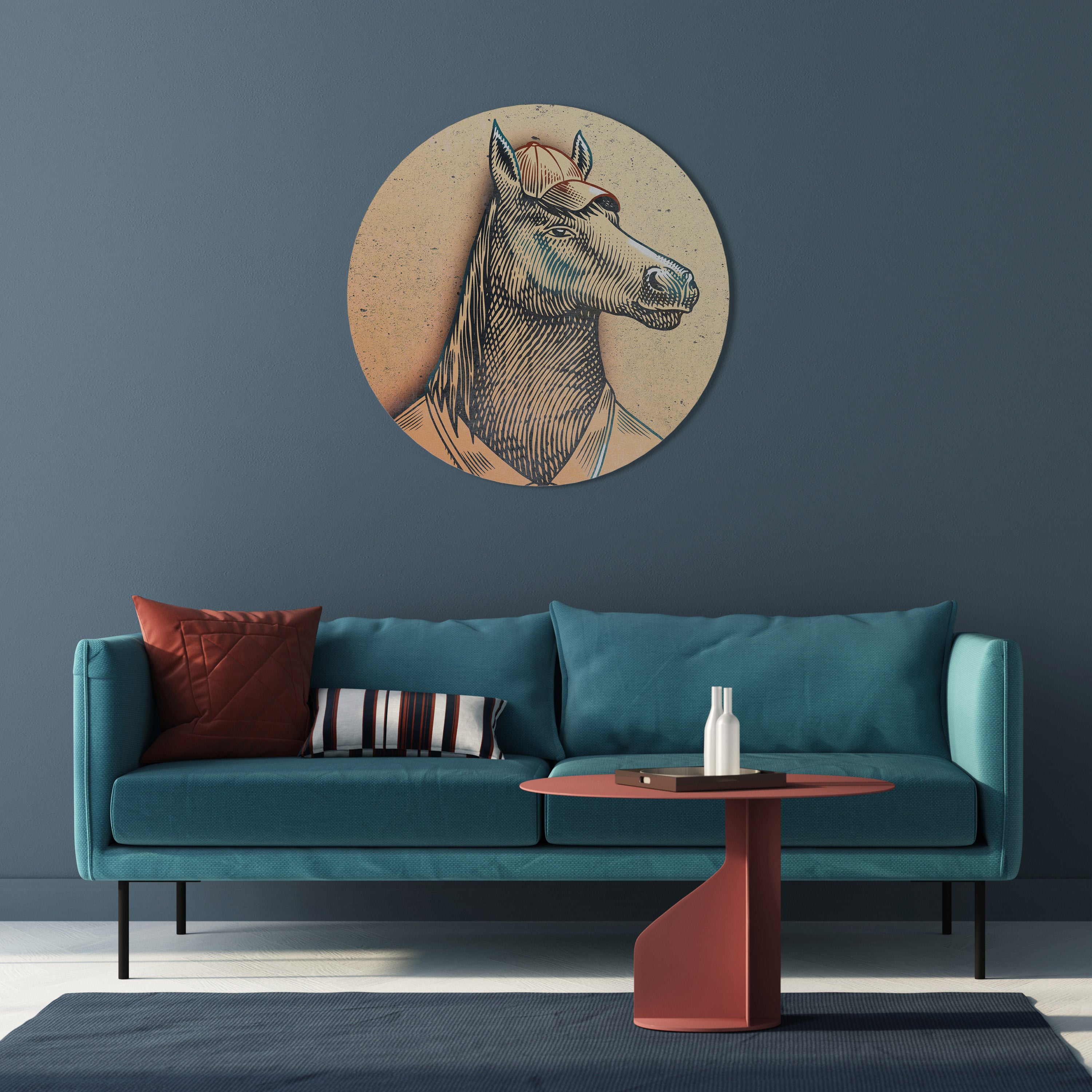 EQUINE SWAGGER Obraz okrągły