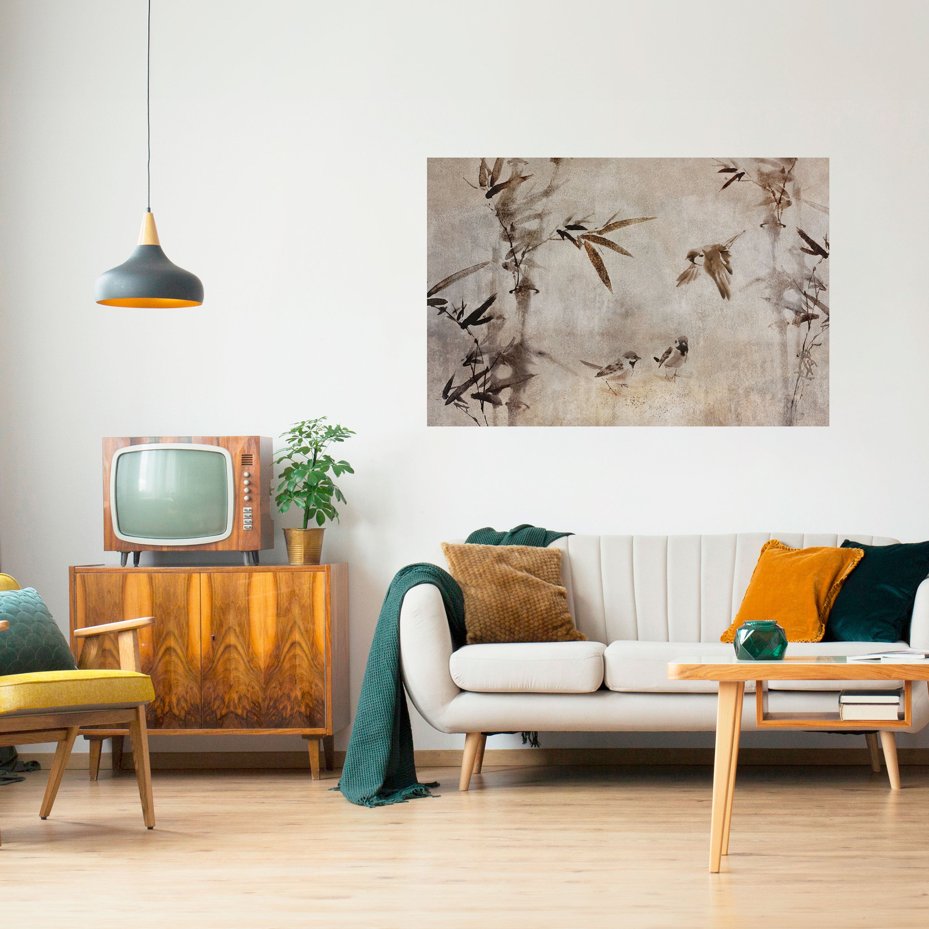 SPARROW BLISS Naklejka/Plakat poziomy