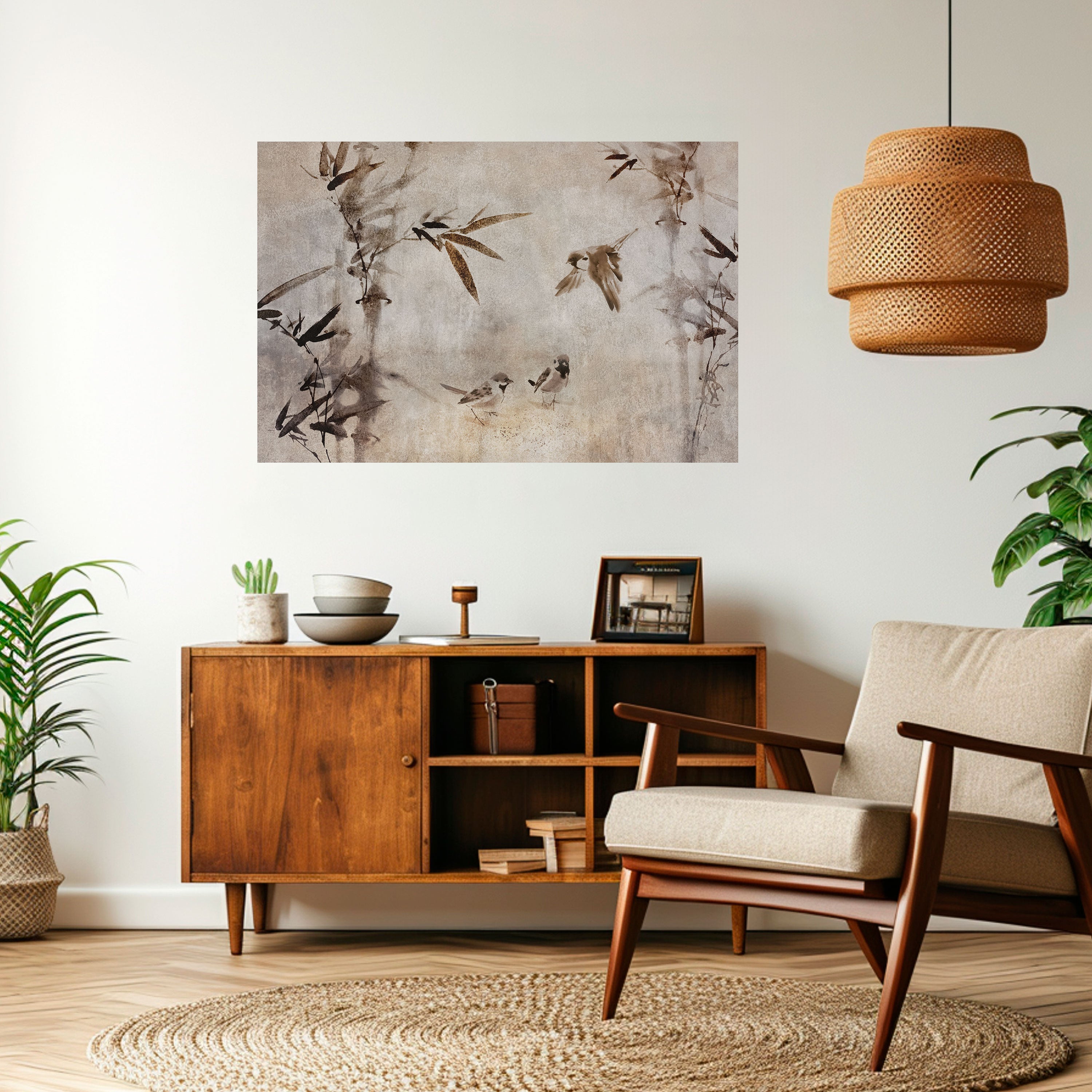 SPARROW BLISS Naklejka/Plakat poziomy