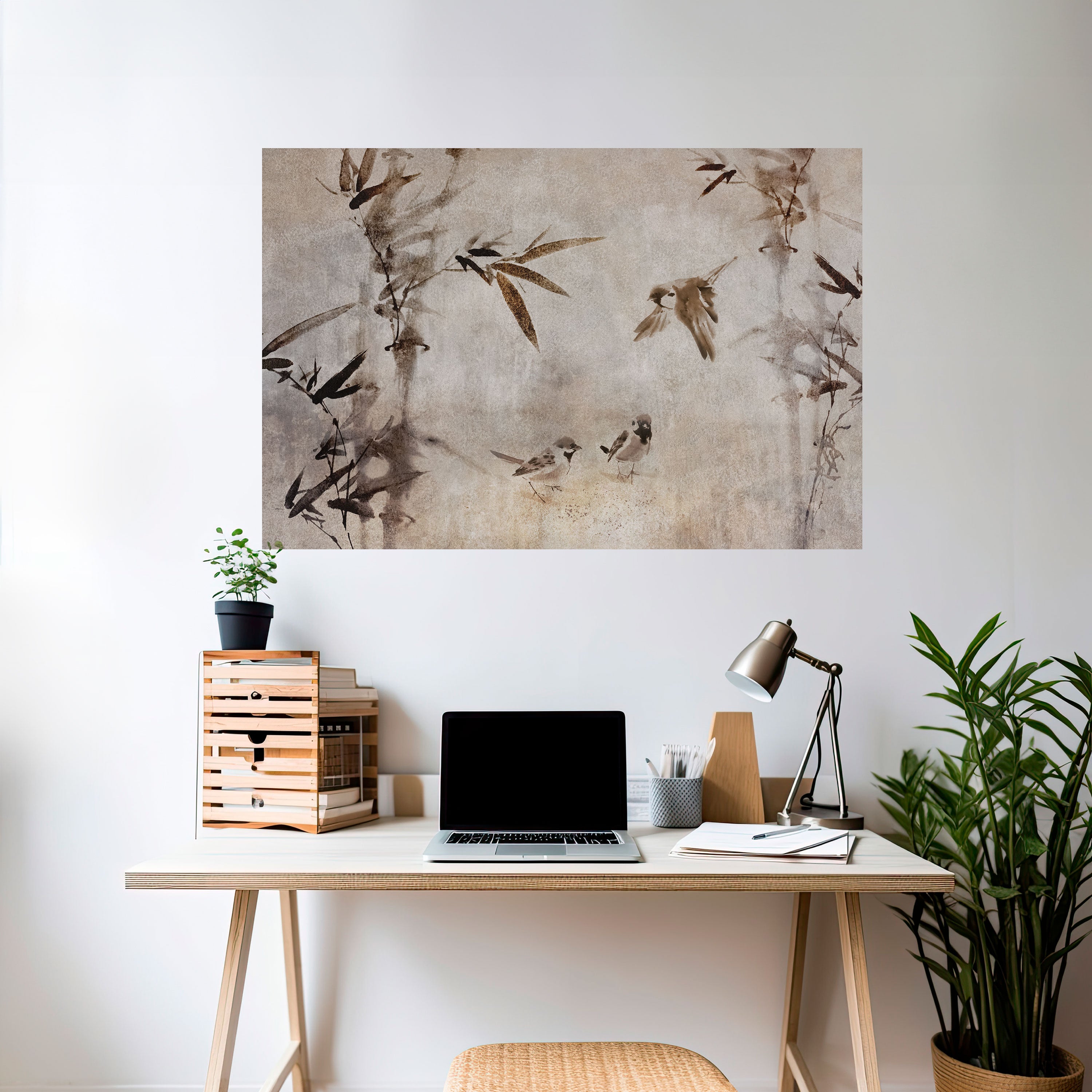 SPARROW BLISS Naklejka/Plakat poziomy