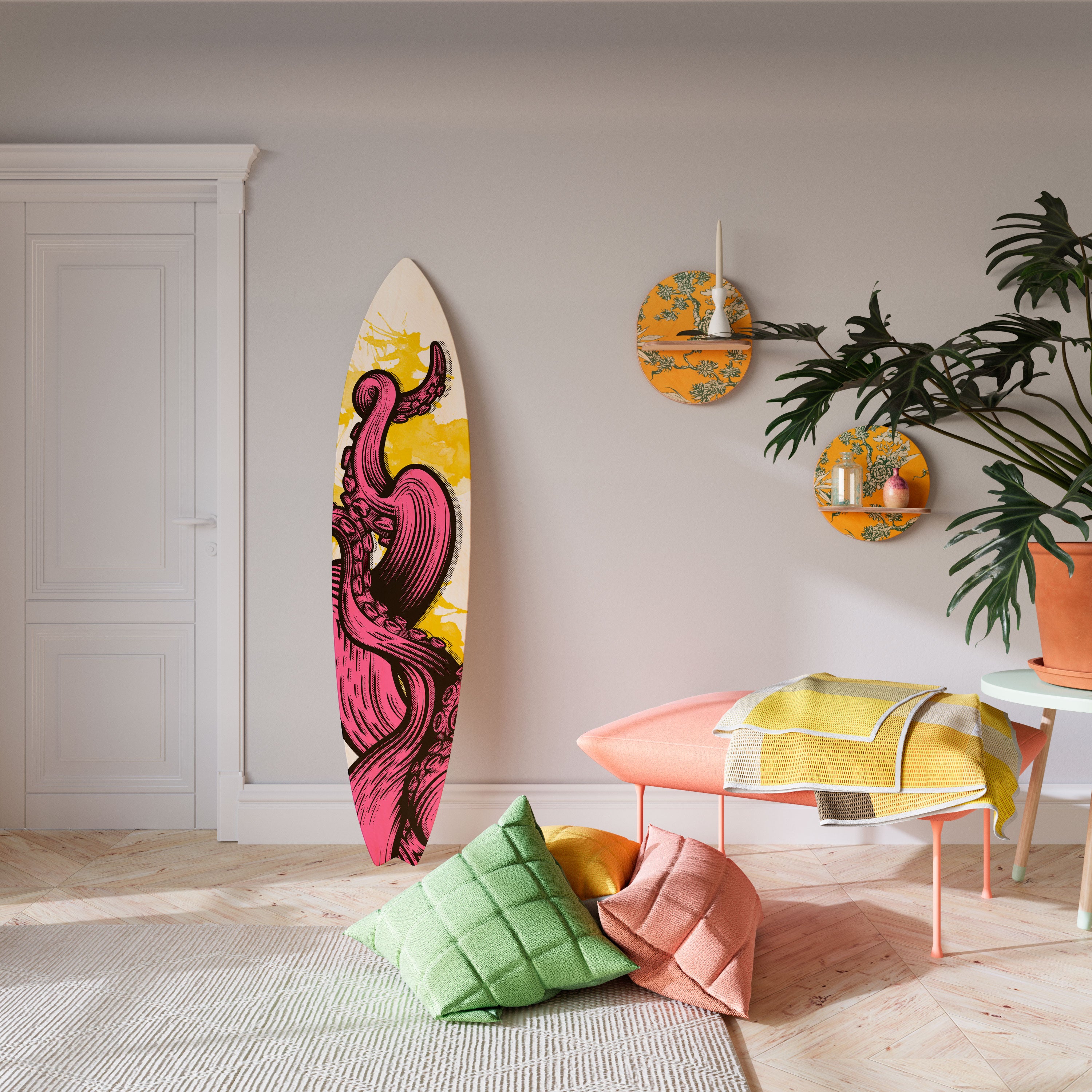 TENTACKLES DANCE Dekoracyjna deska surfingowa