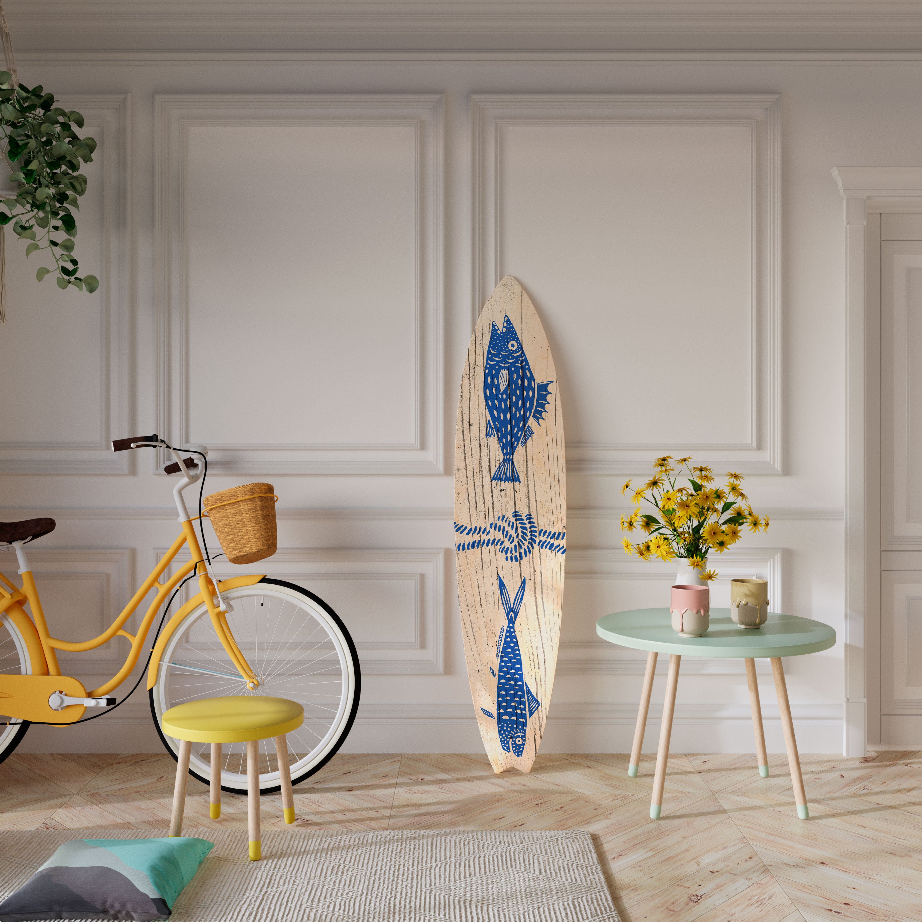 MARINE CREATURES Dekoracyjna deska surfingowa