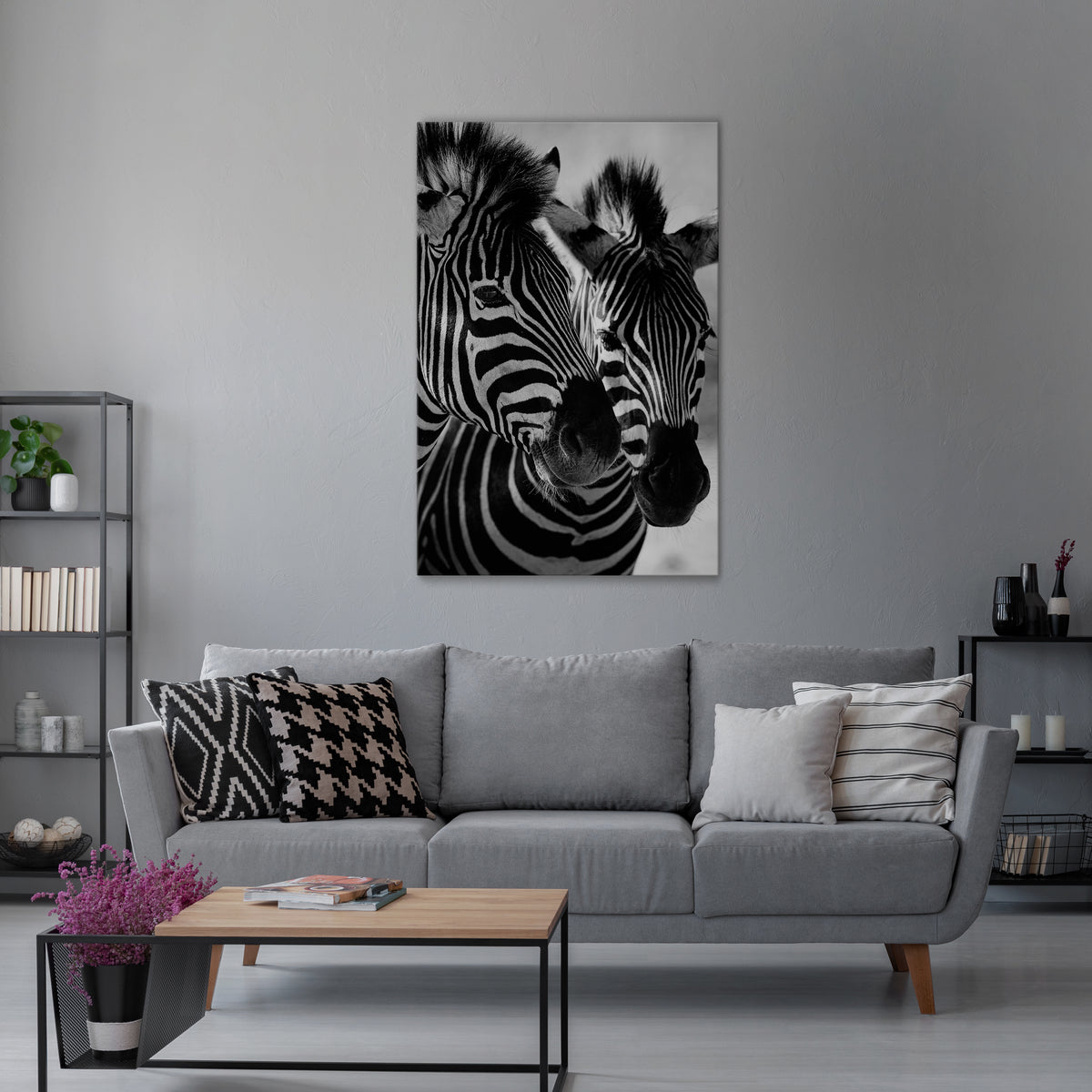 STRIPED SYMPHONY Pionowy obraz na płótnie