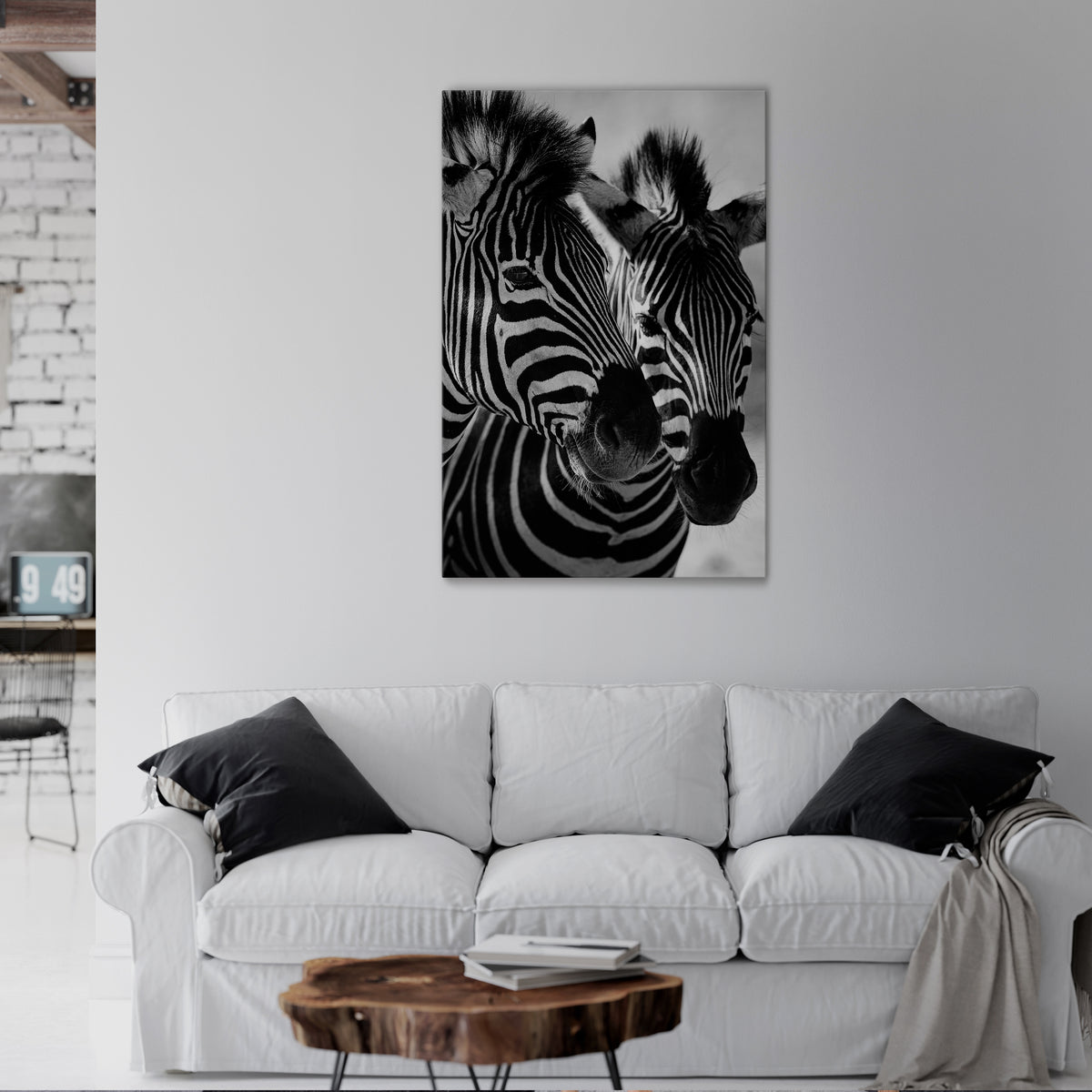 STRIPED SYMPHONY Pionowy obraz na płótnie