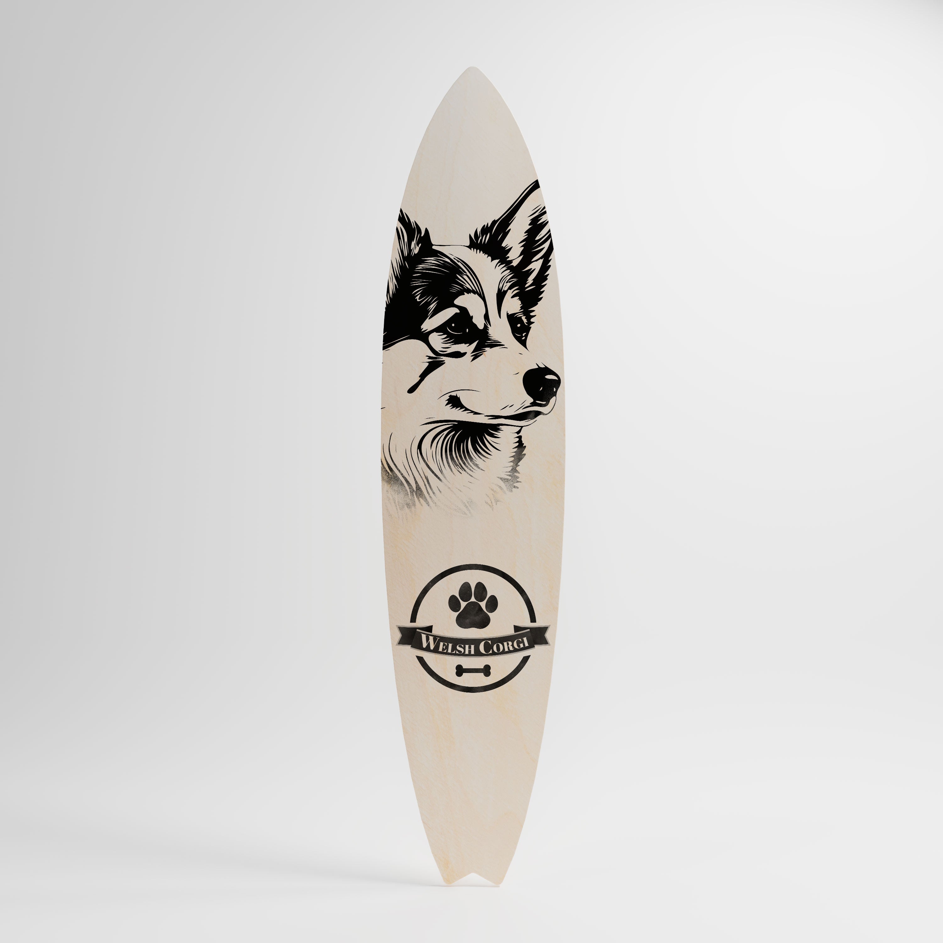 WELSH CORGI PEMBROKE Dekoracyjna deska surfingowa