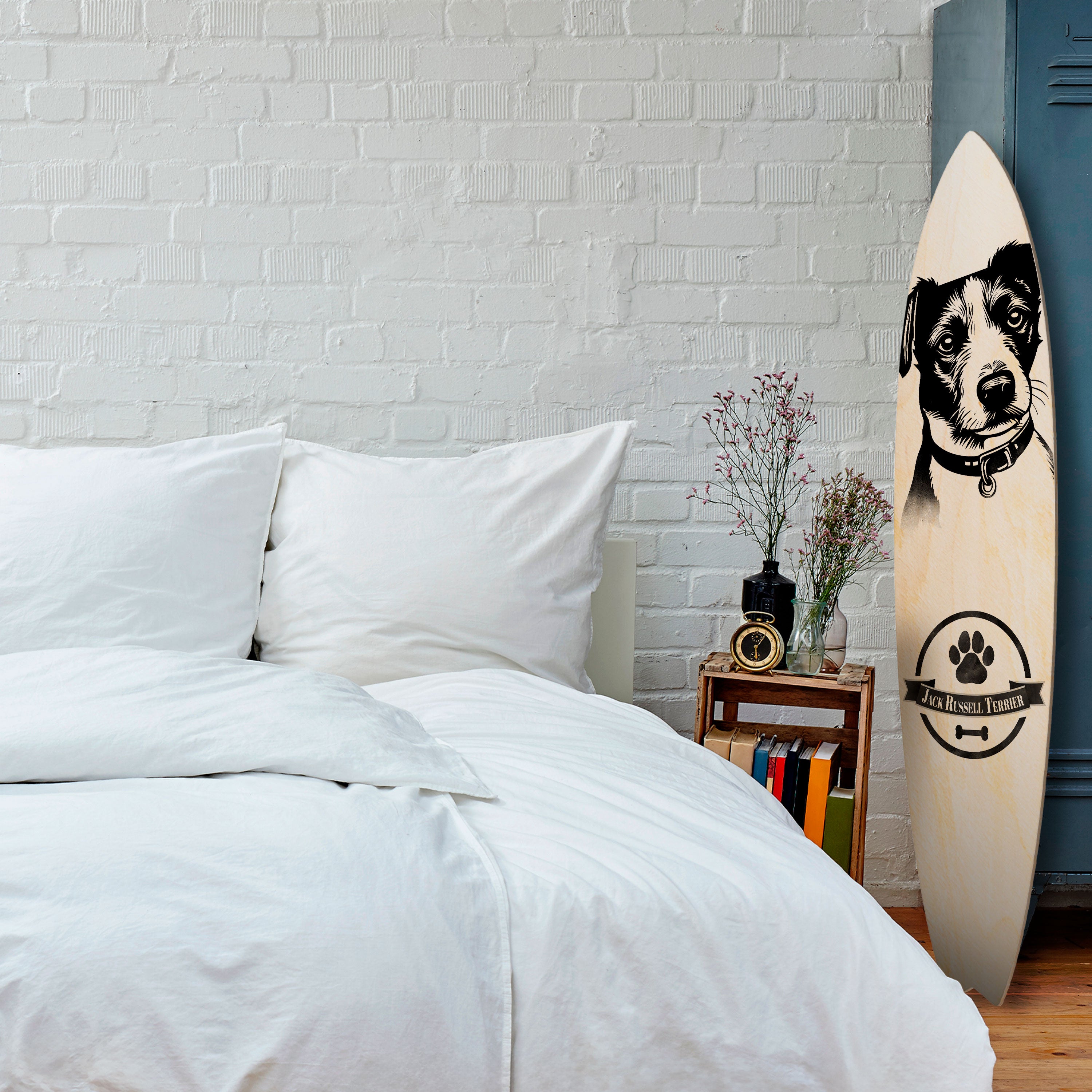 JACK RUSSEL TERRIER Dekoracyjna deska surfingowa