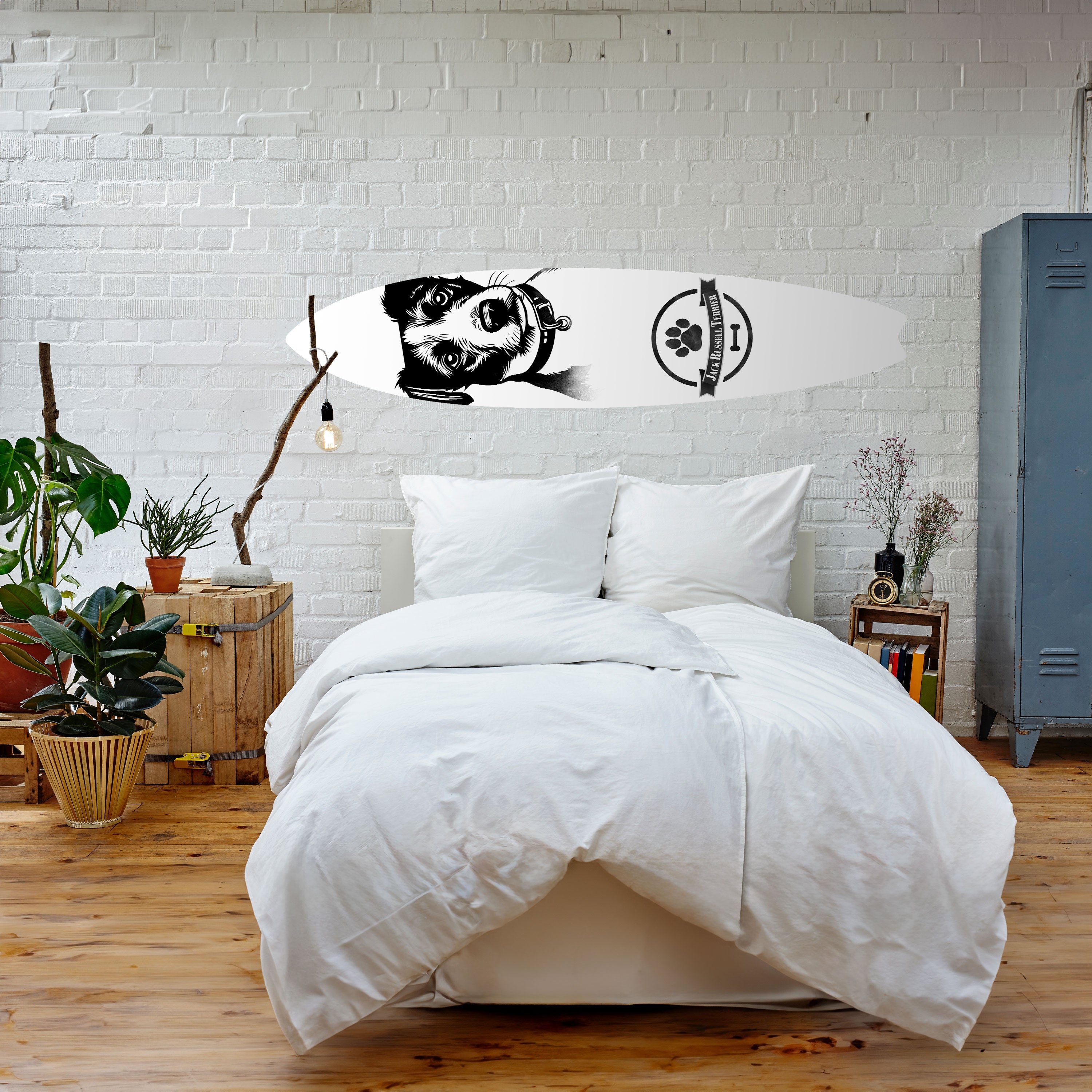 JACK RUSSEL TERRIER Naklejka - deska surfingowa