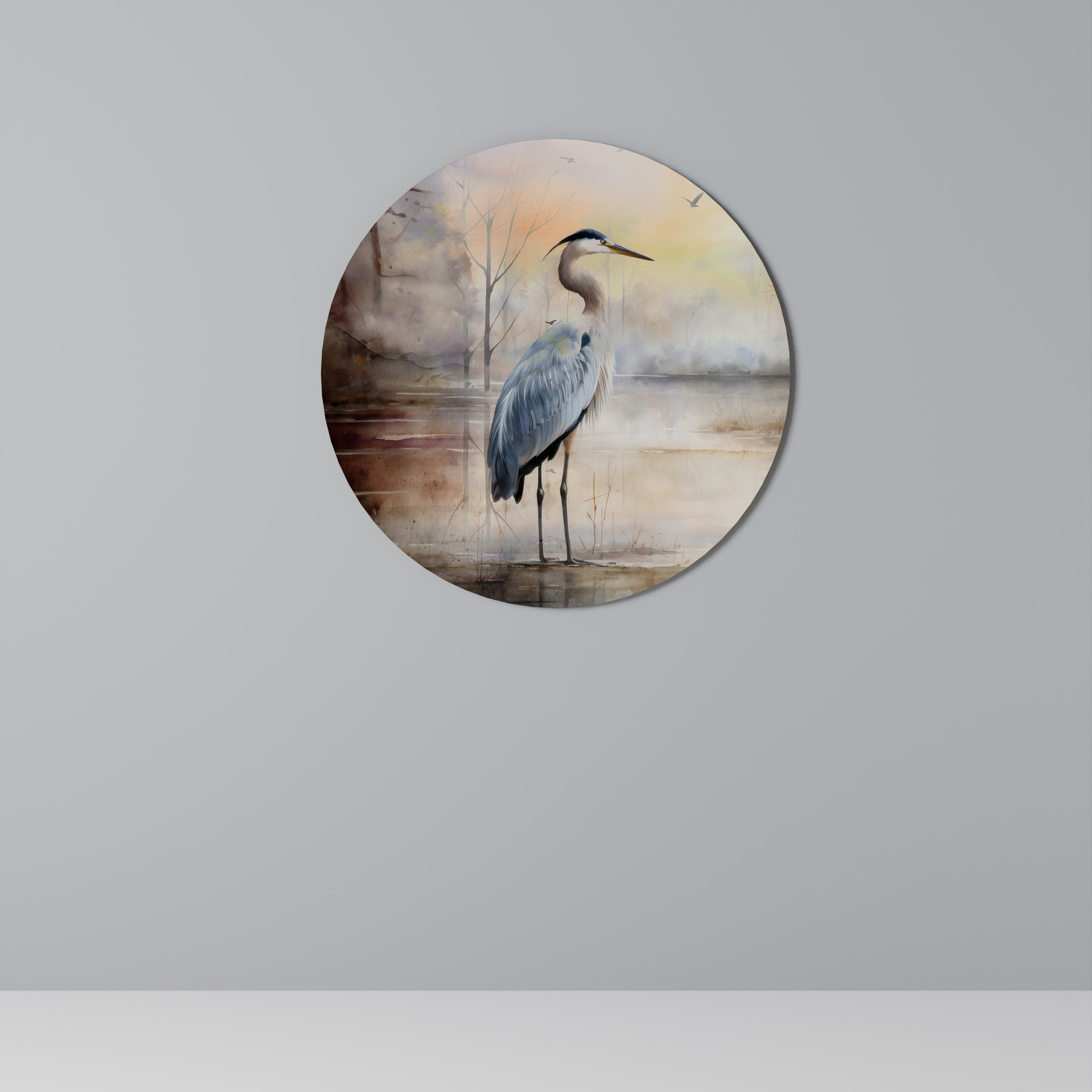 HERON DAYDREAM Obraz okrągły