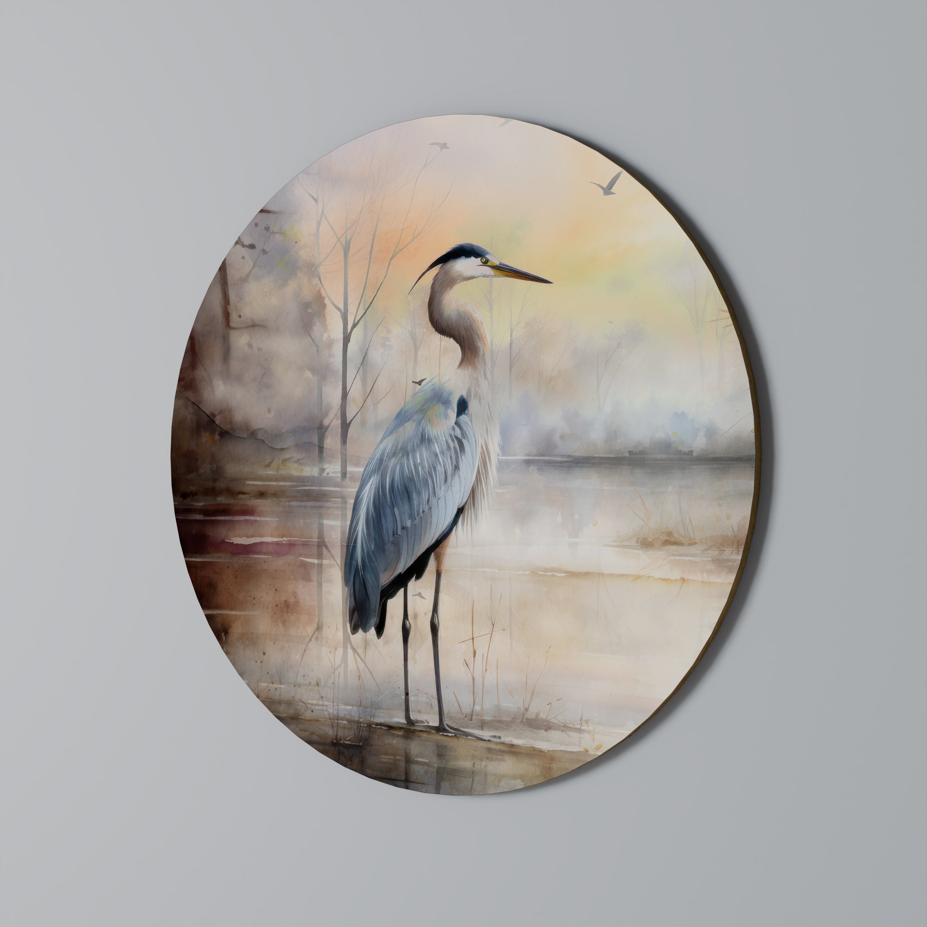 HERON DAYDREAM Obraz okrągły