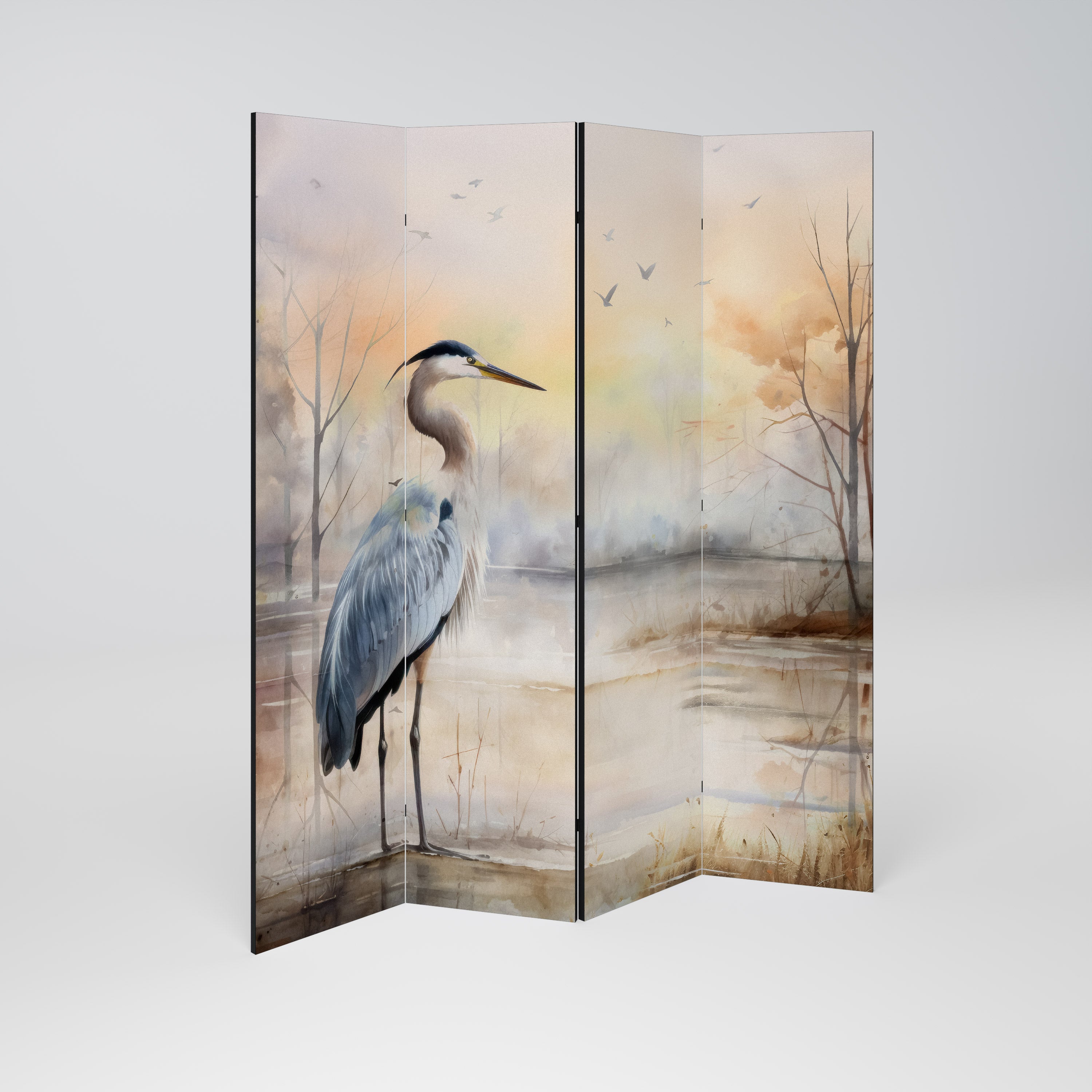 HERON DAYDREAM Dekoracyjny parawan 4-skrzydłowy
