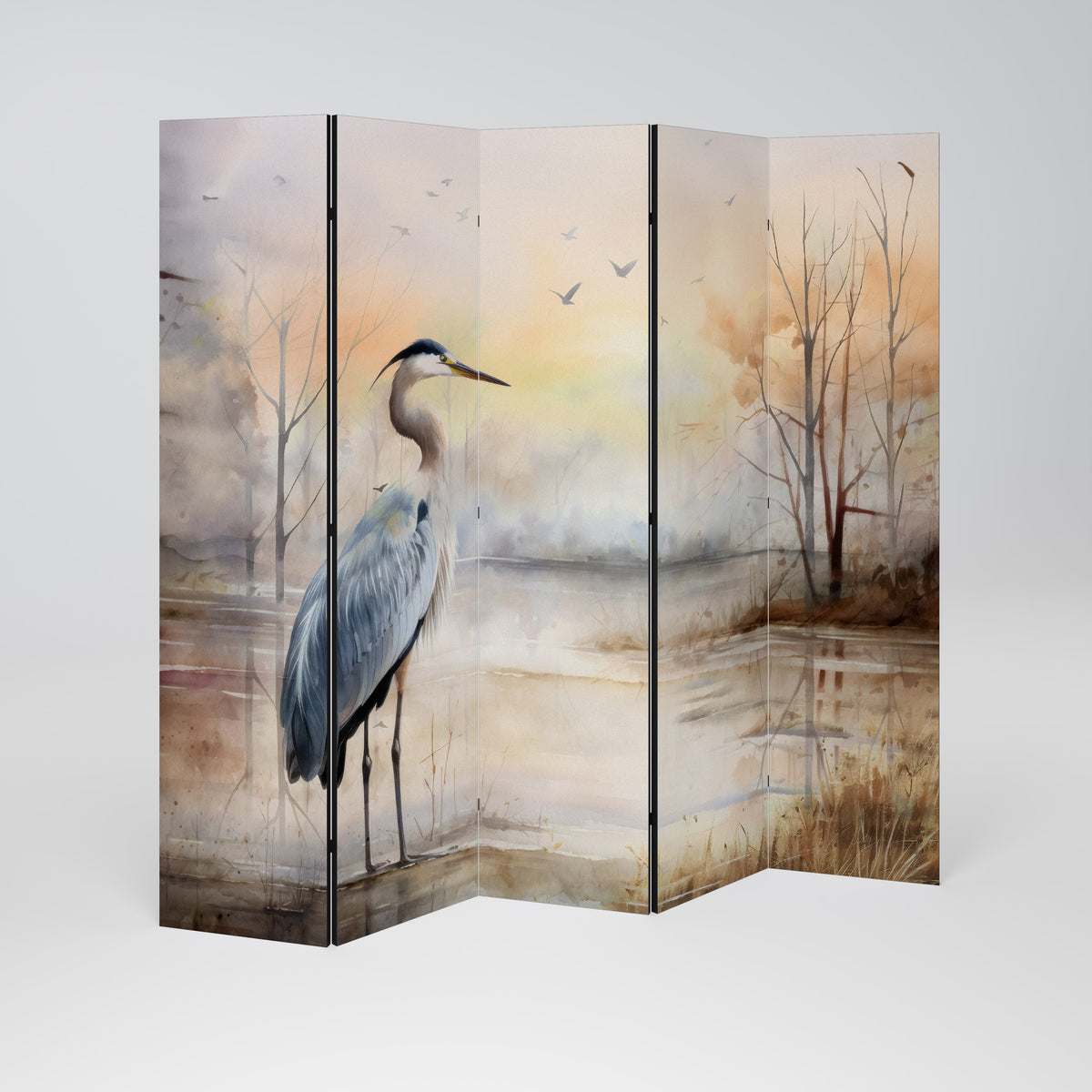 HERON DAYDREAM Dekoracyjny parawan 5-skrzydłowy