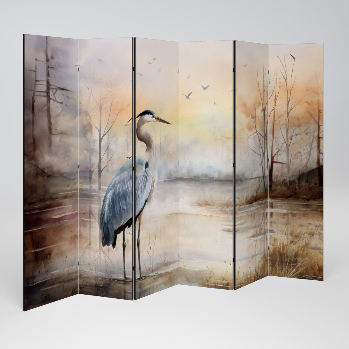 HERON DAYDREAM Dekoracyjny parawan 6-skrzydłowy