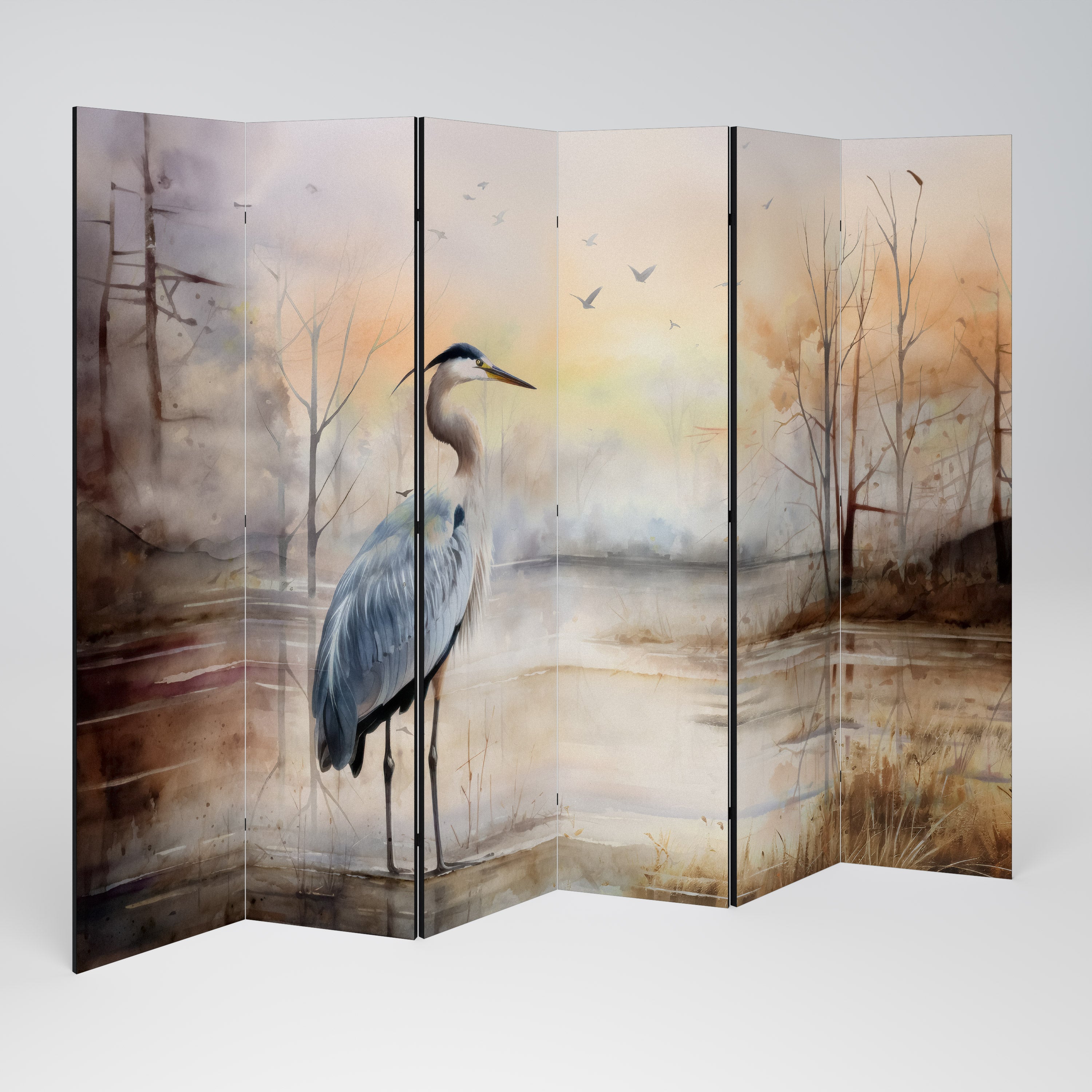 HERON DAYDREAM Dekoracyjny parawan 6-skrzydłowy