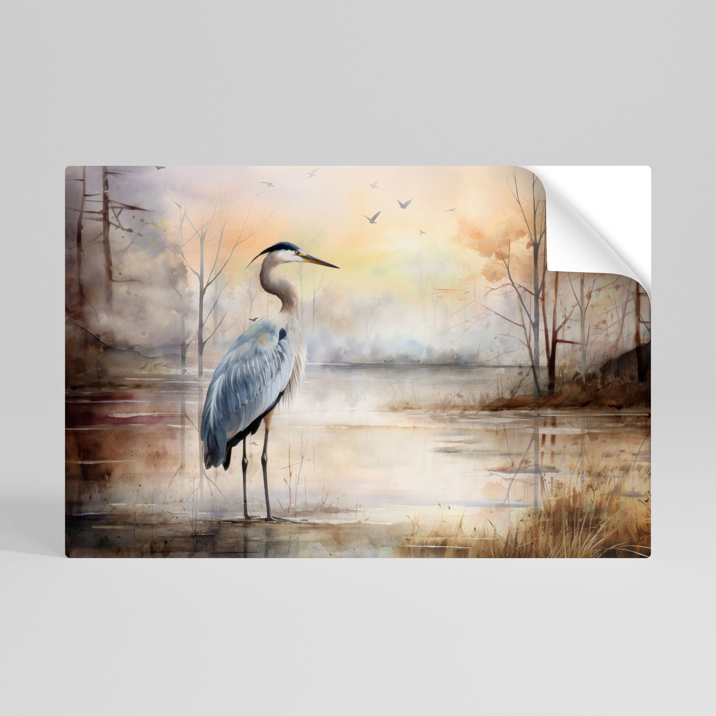 HERON DAYDREAM Naklejka/Plakat poziomy