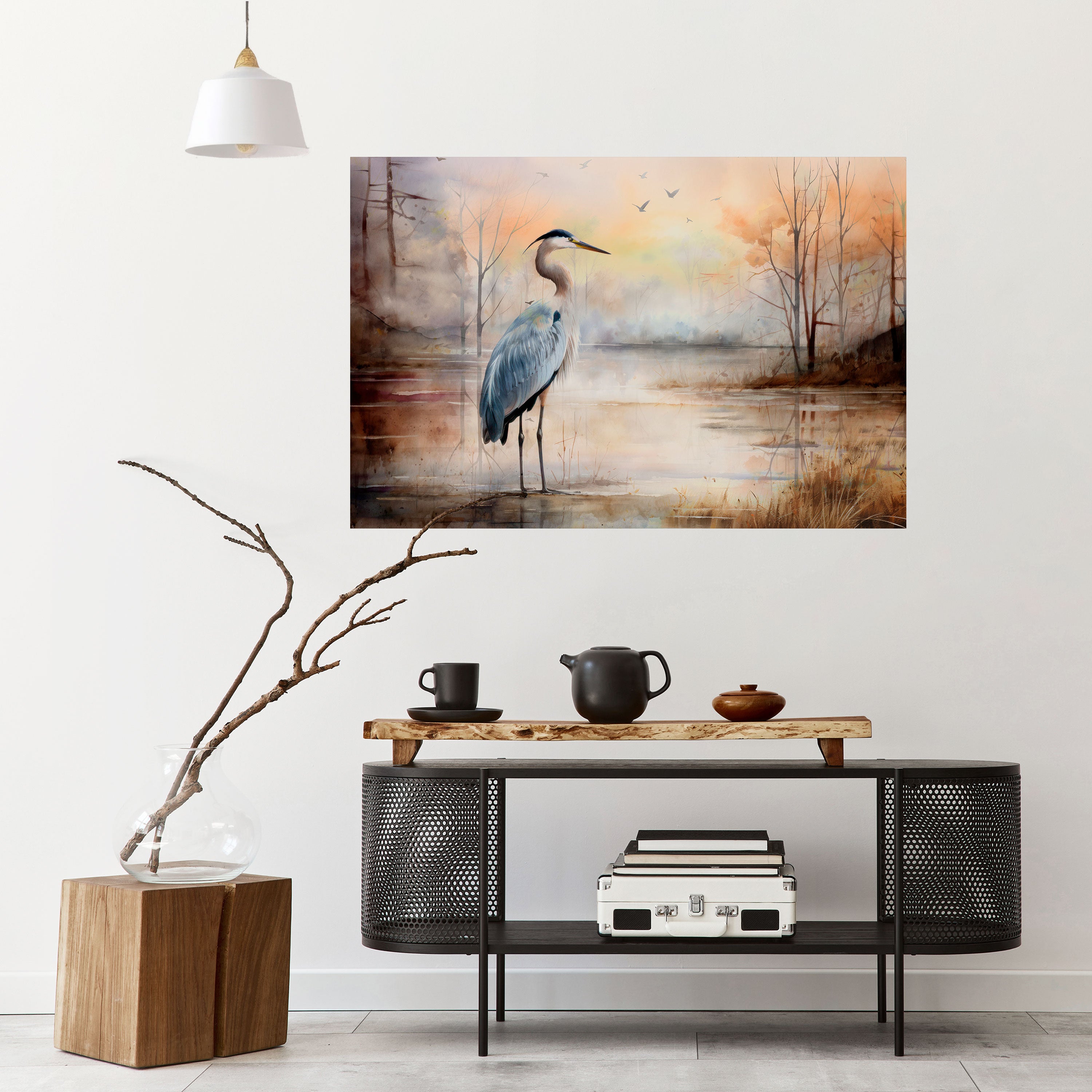 HERON DAYDREAM Naklejka/Plakat poziomy