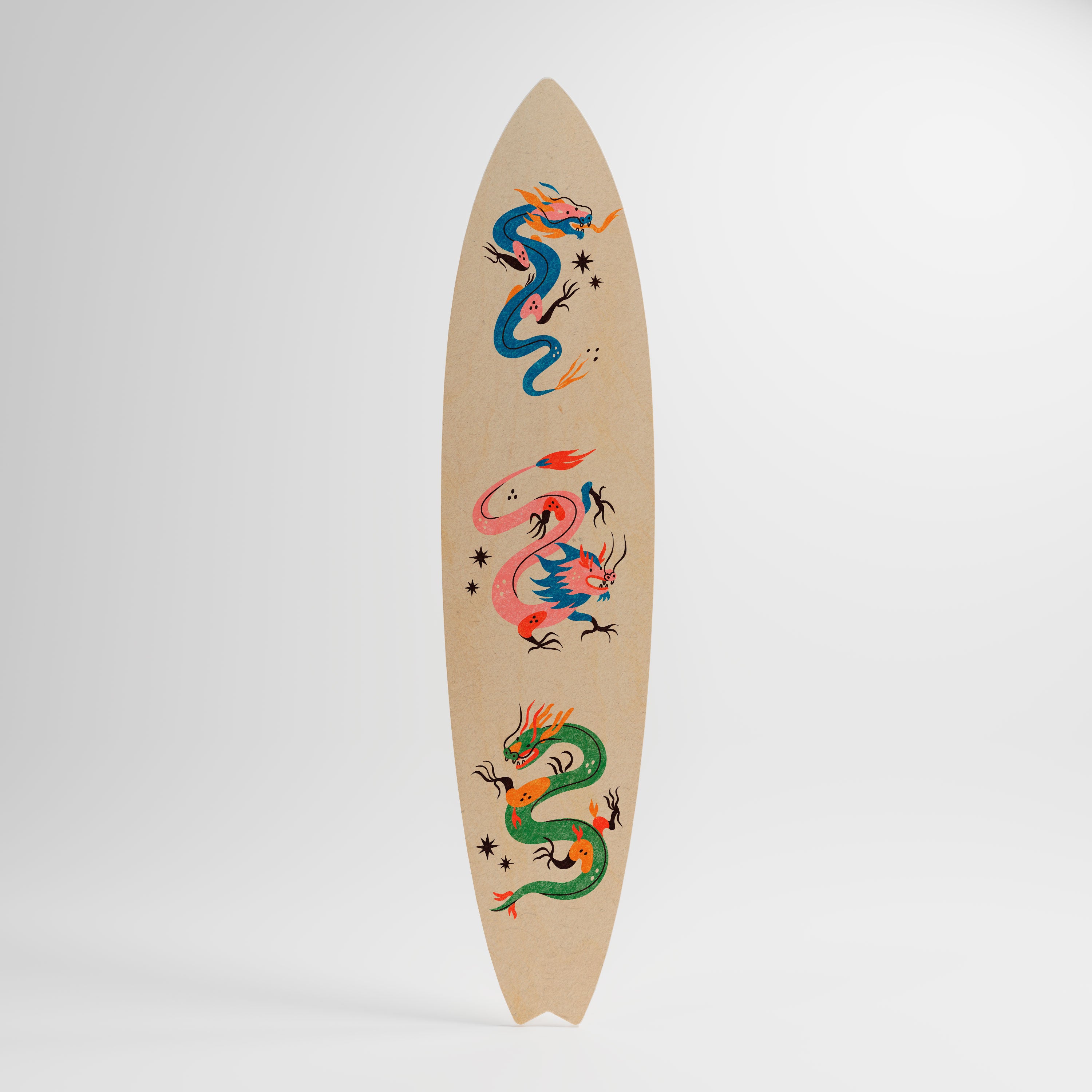 MYTHOLOGICAL CREATURES Dekoracyjna deska surfingowa