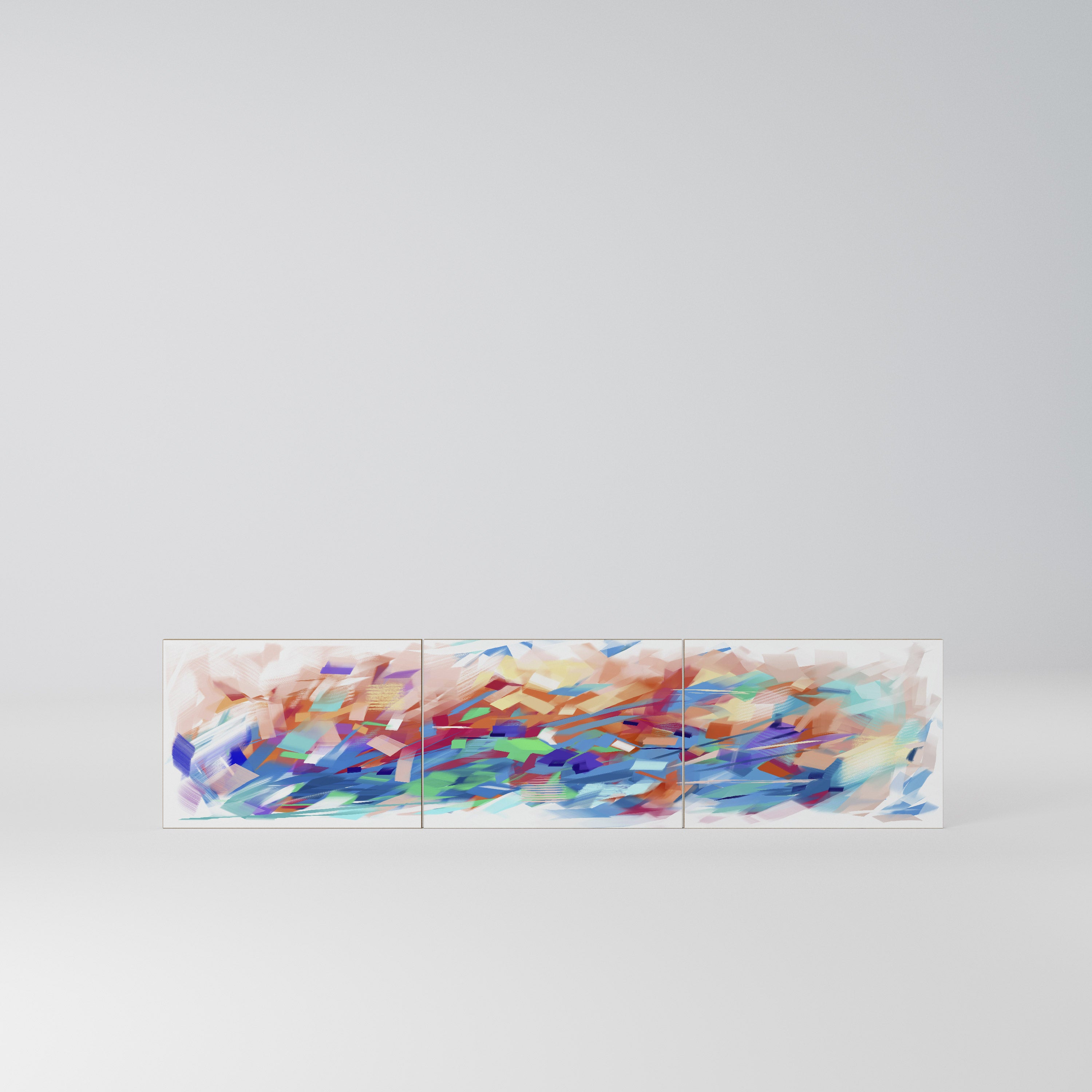 FINESSE MASH-UP Komplet 3 frontów do szafki RTV 3-drzwiowej