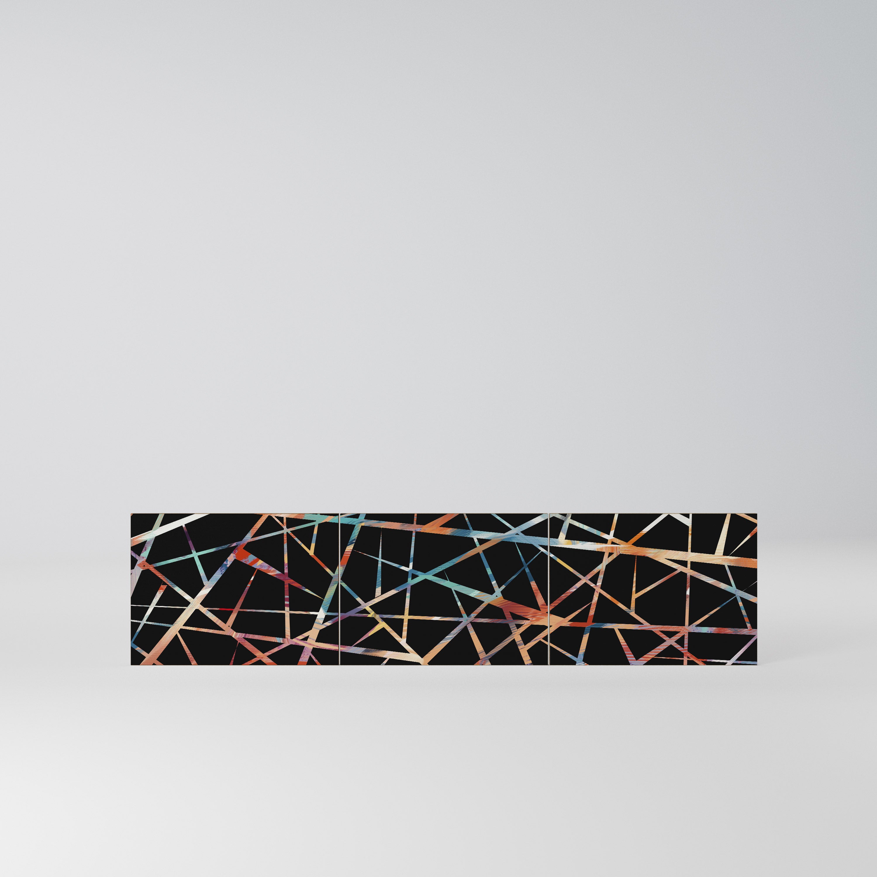 POLYGON VERVE Komplet 3 frontów do szafki RTV 3-drzwiowej