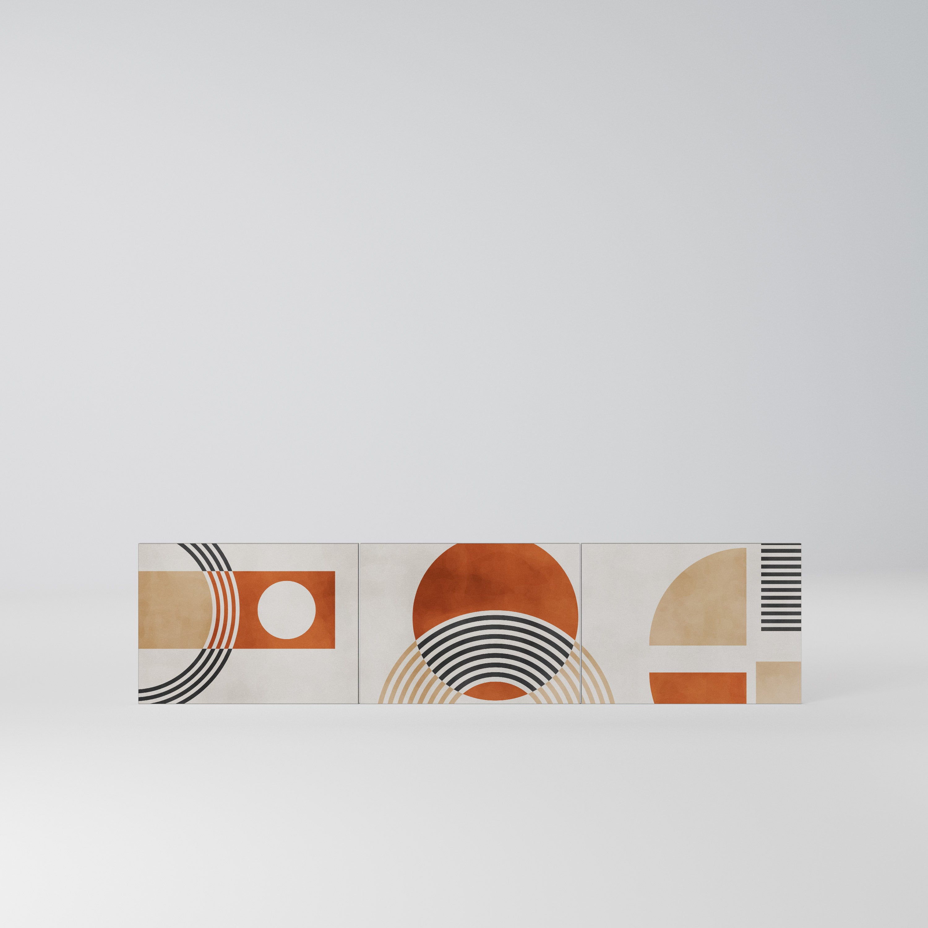 SPACE AROUND Komplet 3 frontów do szafki RTV 3-drzwiowej