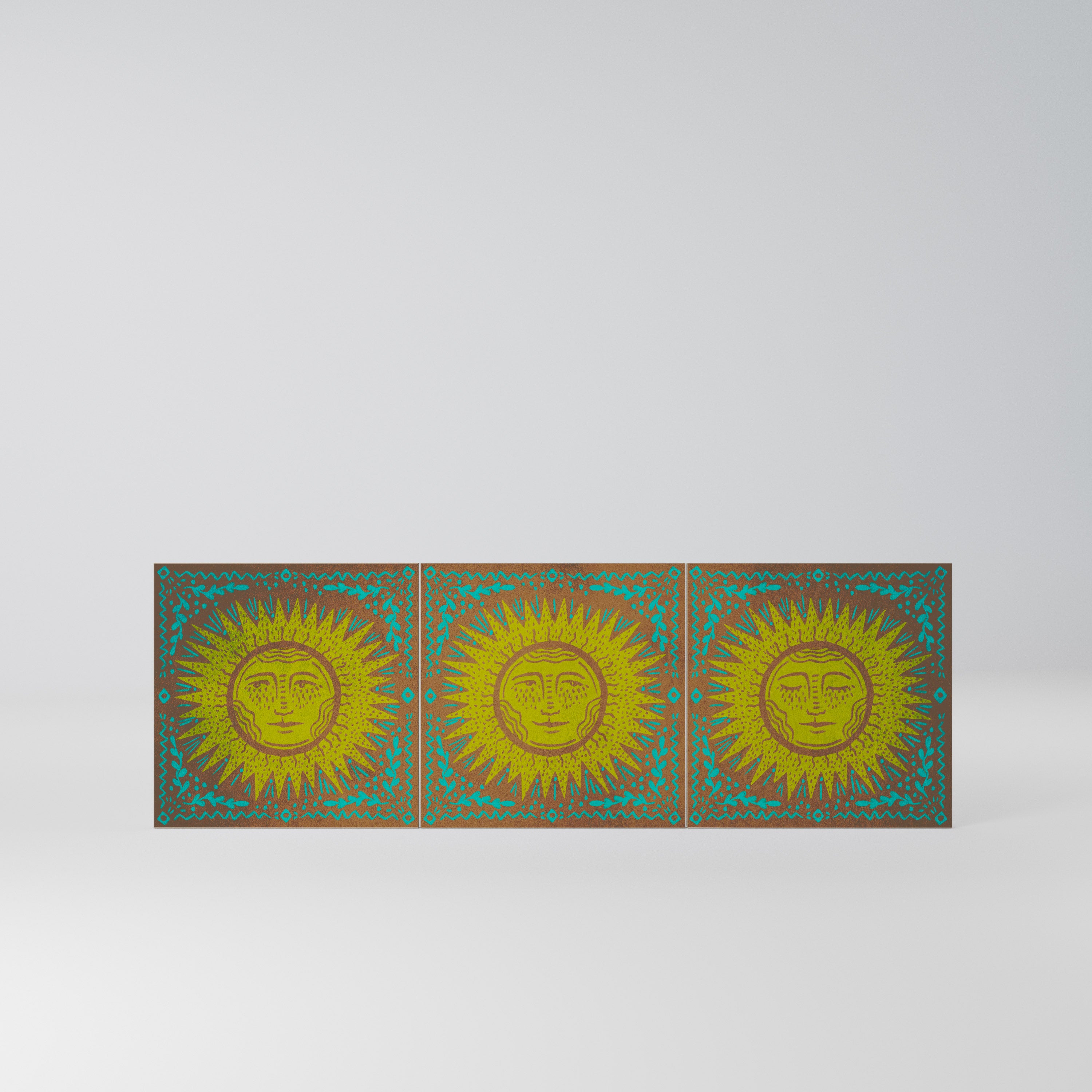 SUNSHINE EULOGY Komplet 3 frontów do komody 3-drzwiowej