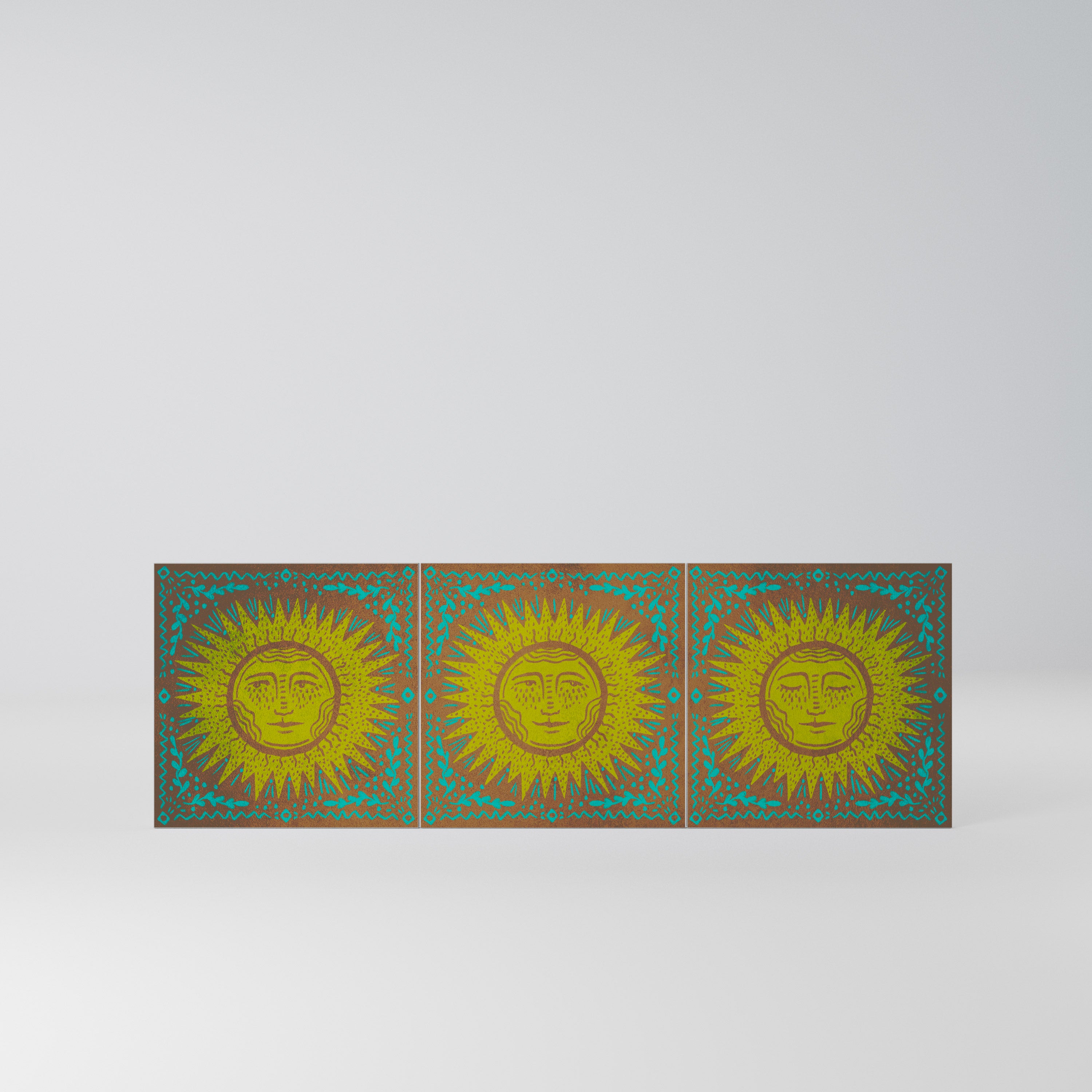 SUNSHINE EULOGY Komplet 3 frontów do komody 3-drzwiowej