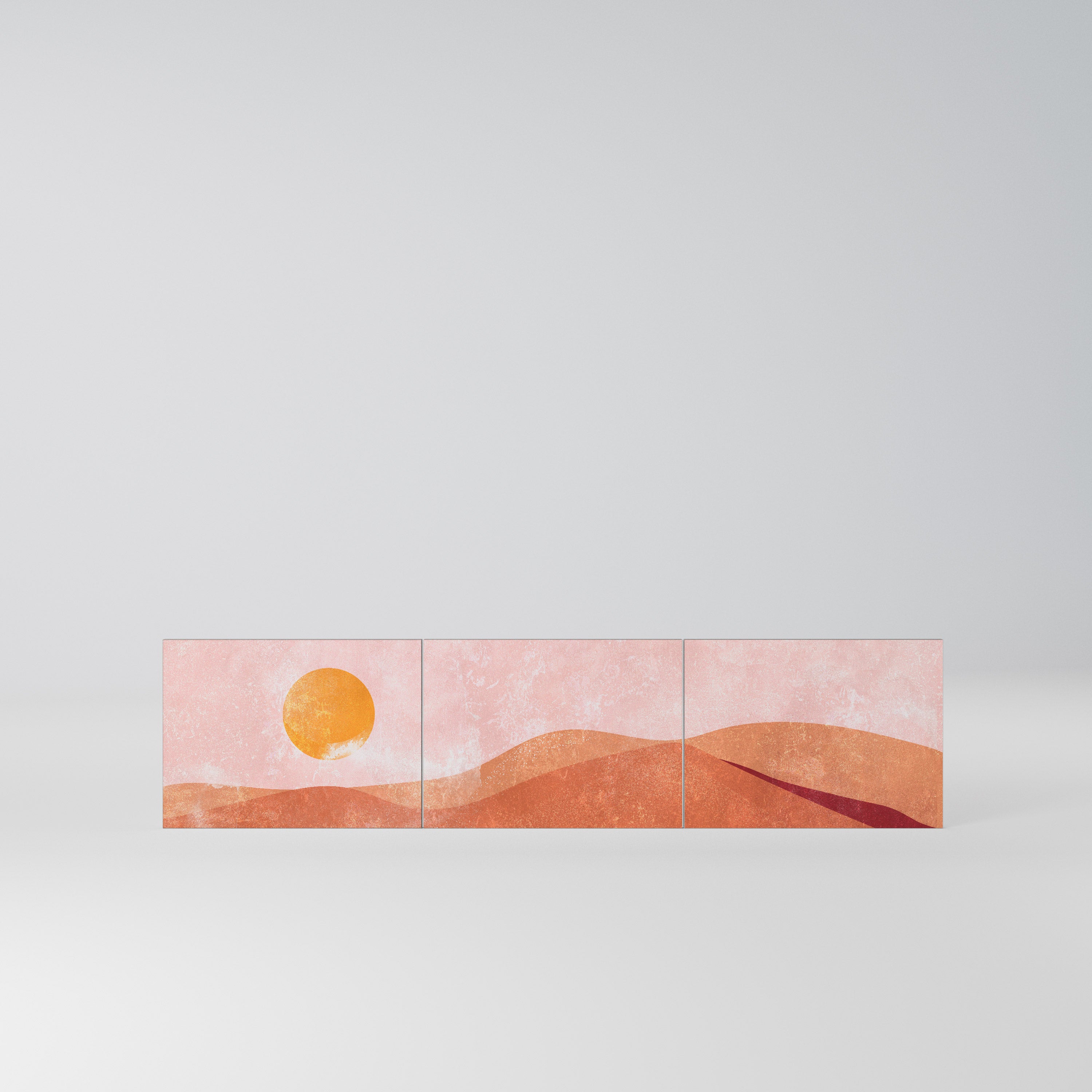 LUMINOUS SUNLIGHT Komplet 3 frontów do szafki RTV 3-drzwiowej