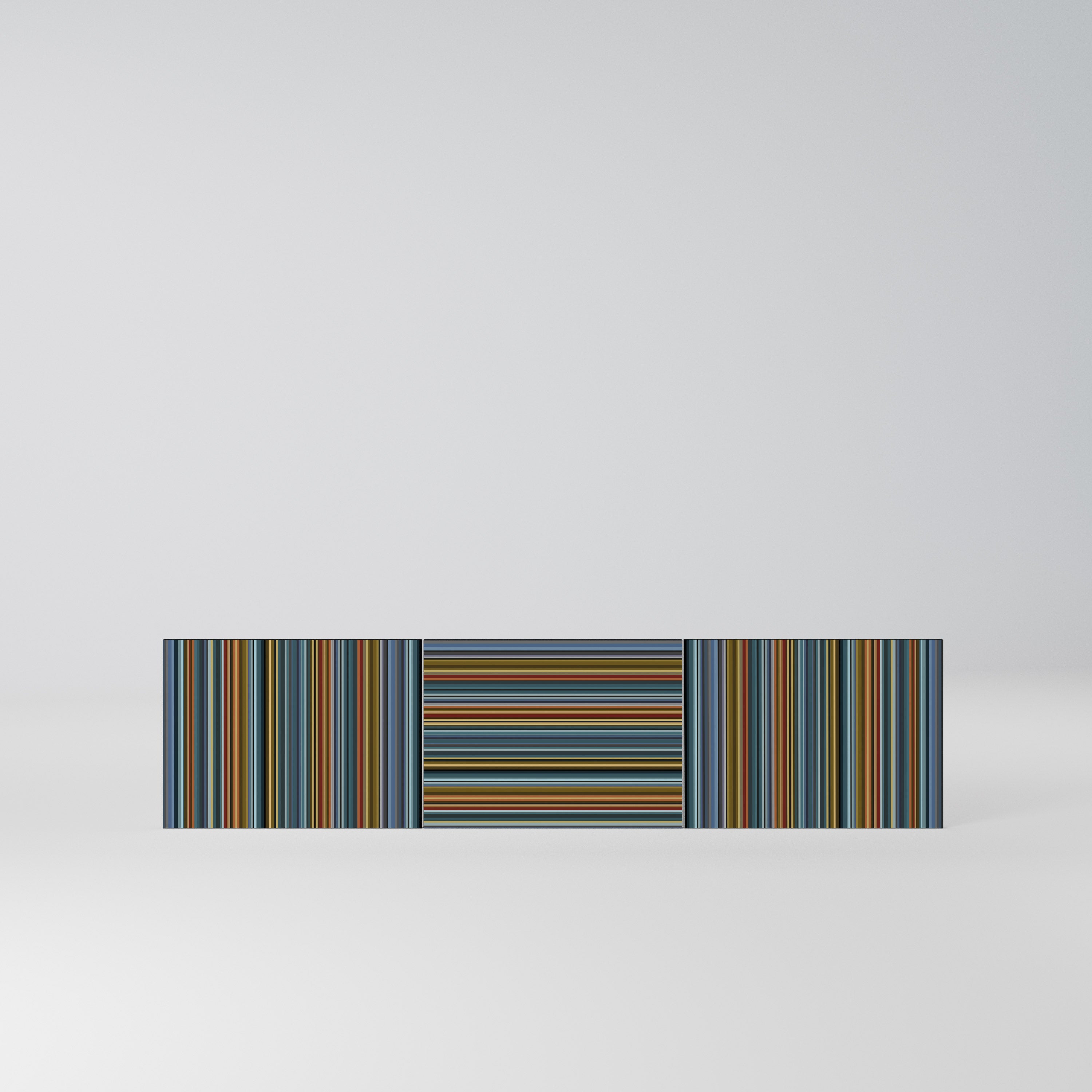 LINEOUT SPECTRUM Komplet 3 frontów do szafki RTV 3-drzwiowej