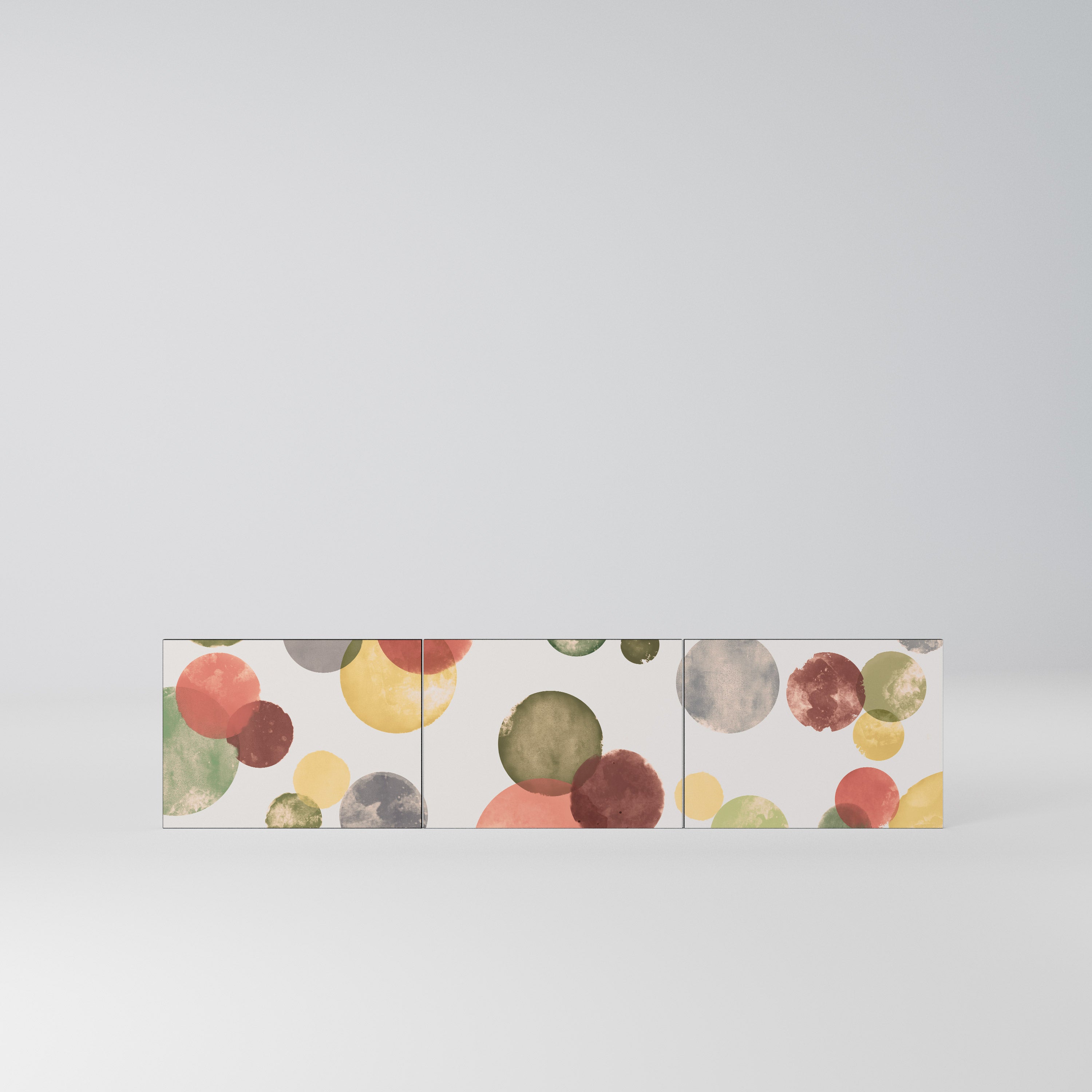 FLEETING HAPPINESS Komplet 3 frontów do szafki RTV 3-drzwiowej