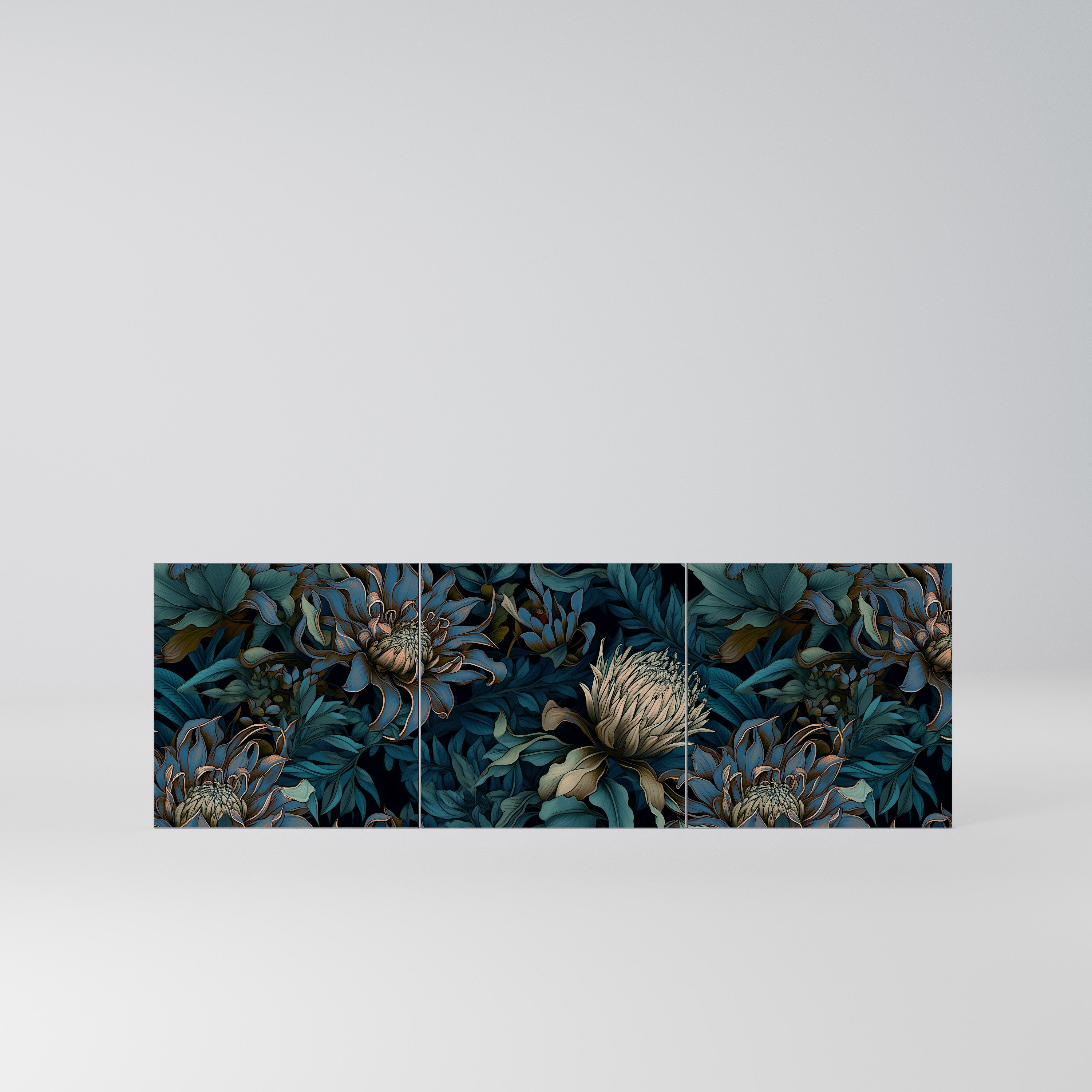 TWILIGHT BLOOM Komplet 3 frontów do komody 3-drzwiowej