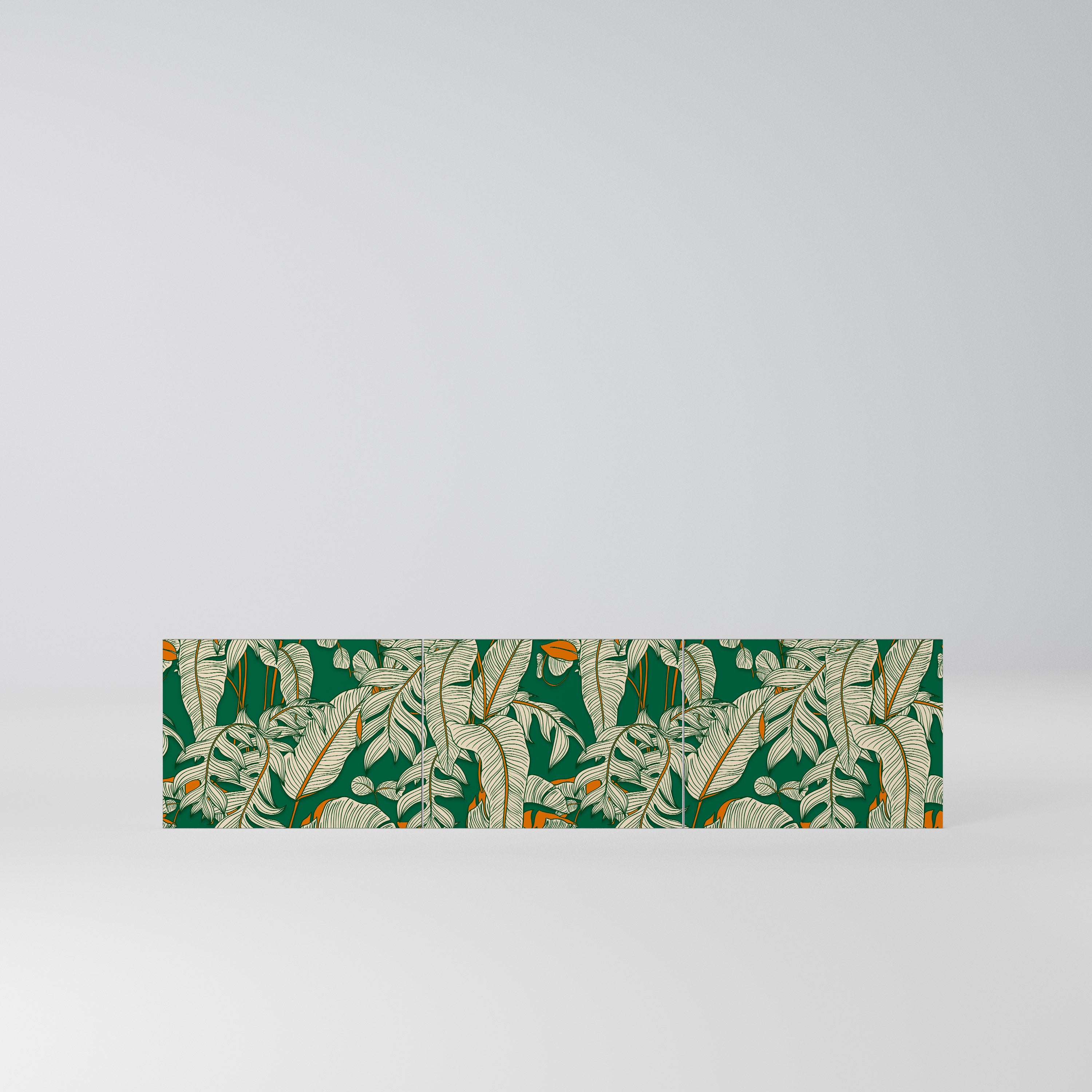 VERDANT PLEASURES Komplet 3 frontów do szafki RTV 3-drzwiowej