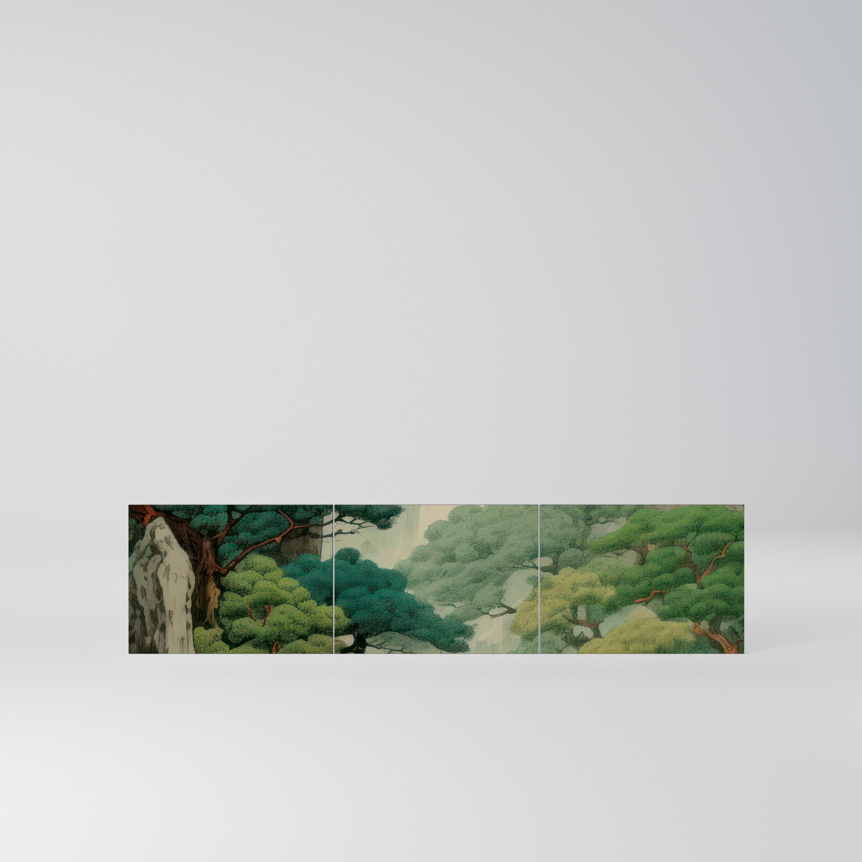 VERDURE ABYSS Komplet 3 frontów do szafki RTV 3-drzwiowej