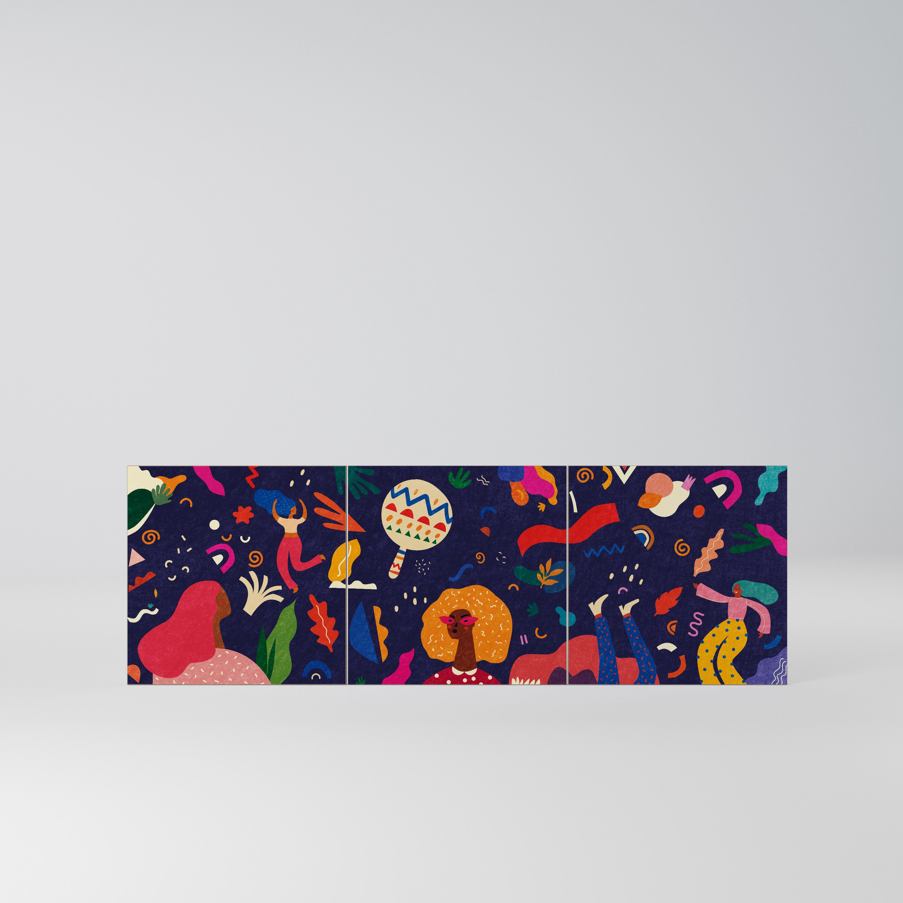 FESTIVE PLEASURES Komplet 3 frontów do komody 3-drzwiowej