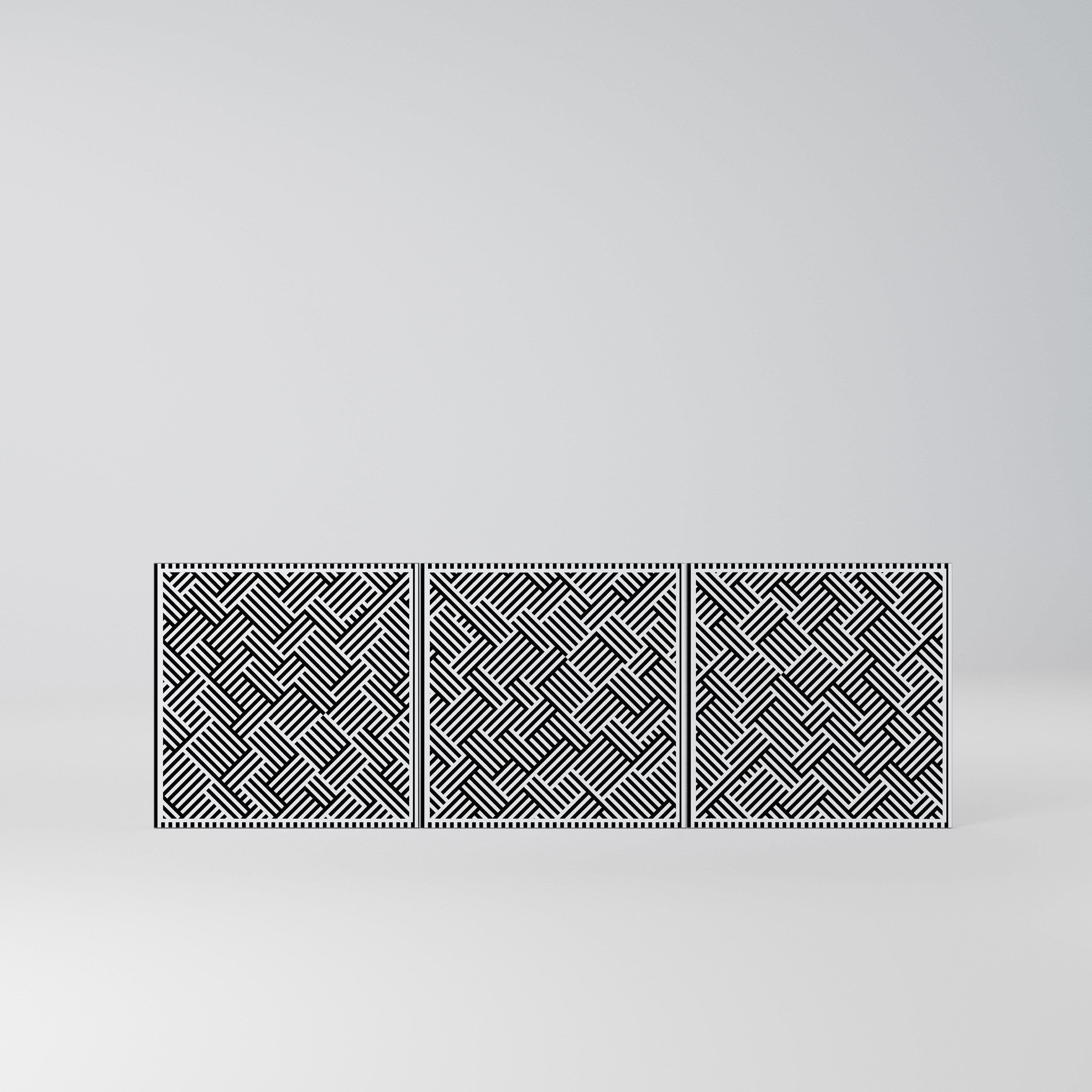 TEMPORARY SEQUENCE Komplet 3 frontów do komody 3-drzwiowej