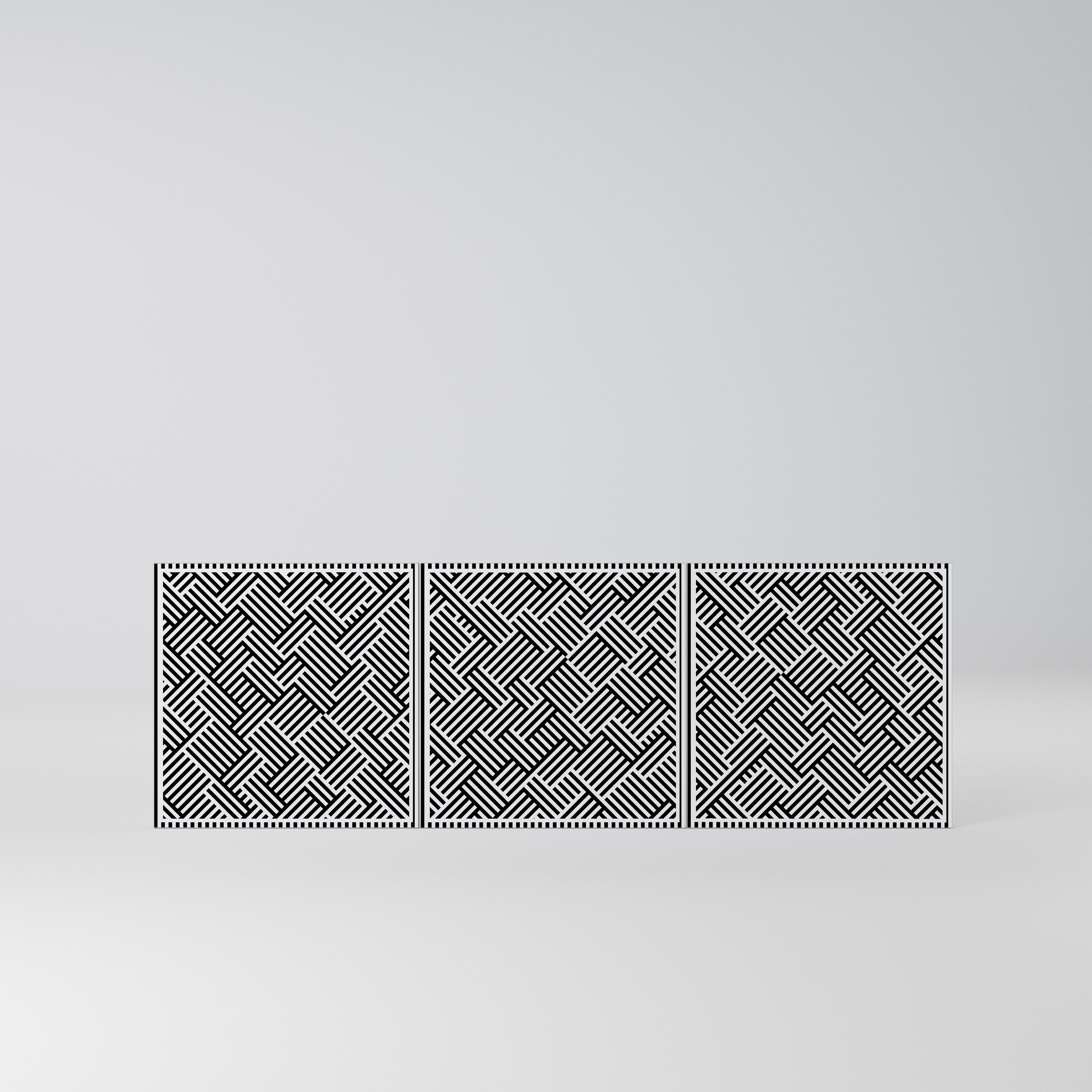 TEMPORARY SEQUENCE Komplet 3 frontów do komody 3-drzwiowej