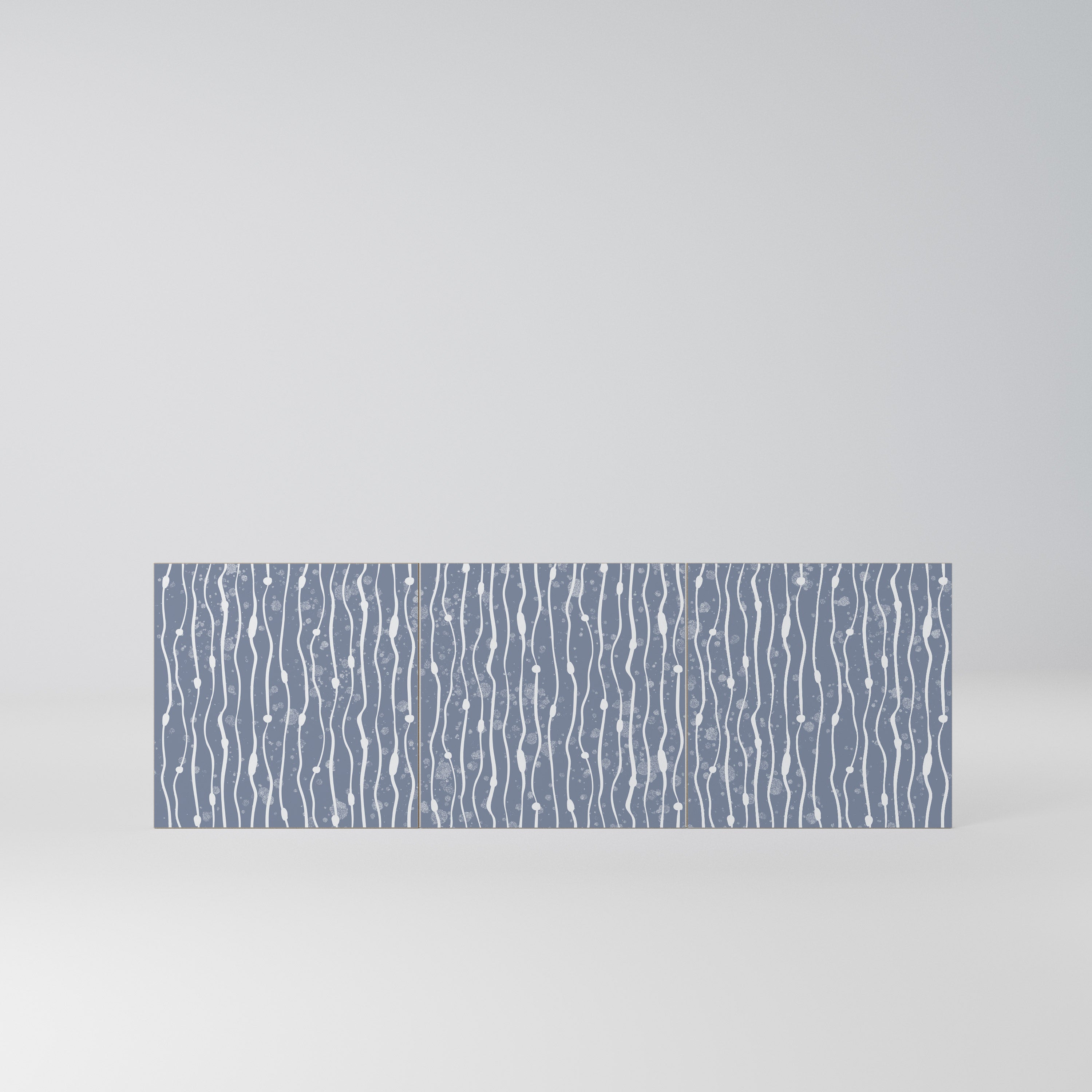 GRAPHITE RAIN Komplet 3 frontów do komody 3-drzwiowej