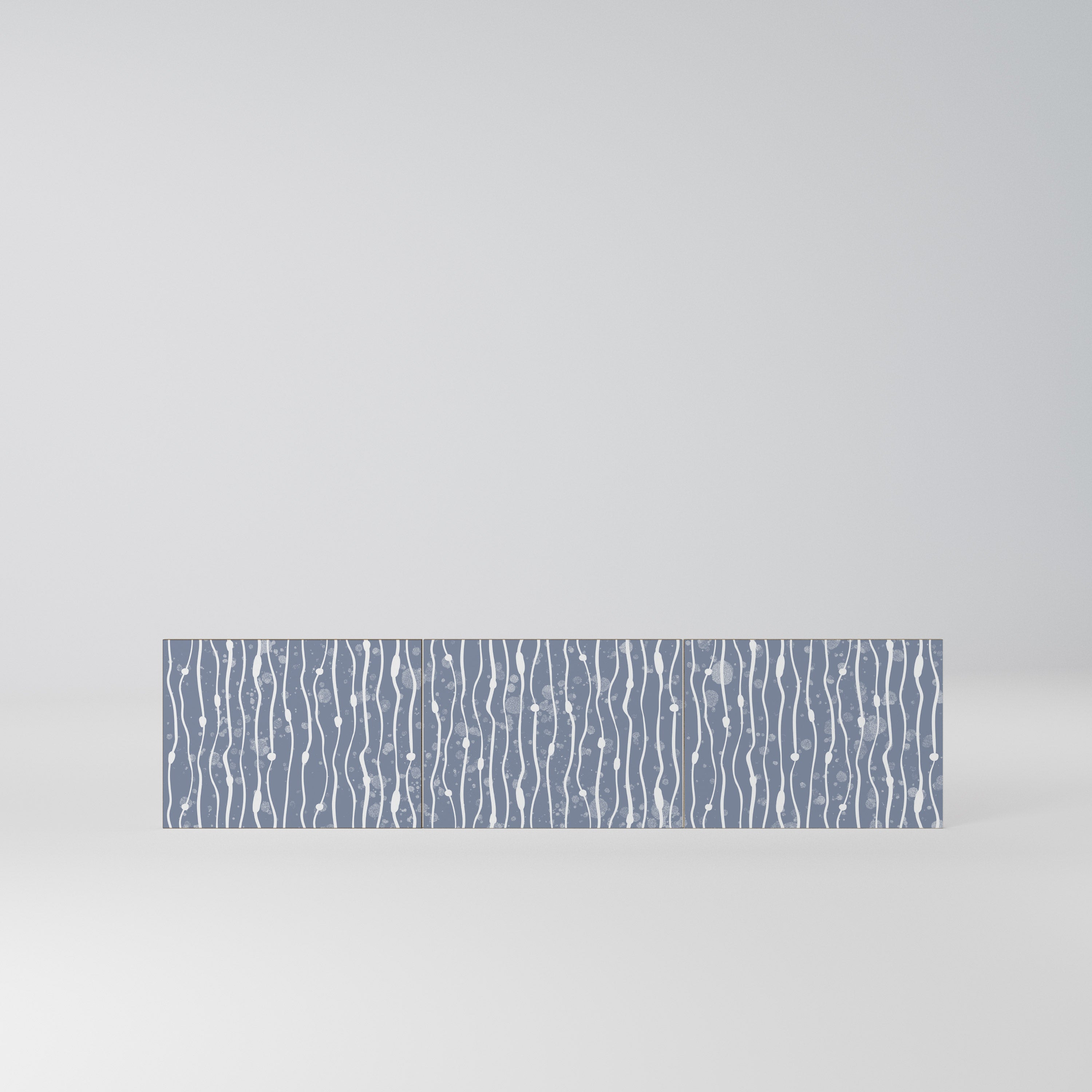 GRAPHITE RAIN Komplet 3 frontów do szafki RTV 3-drzwiowej