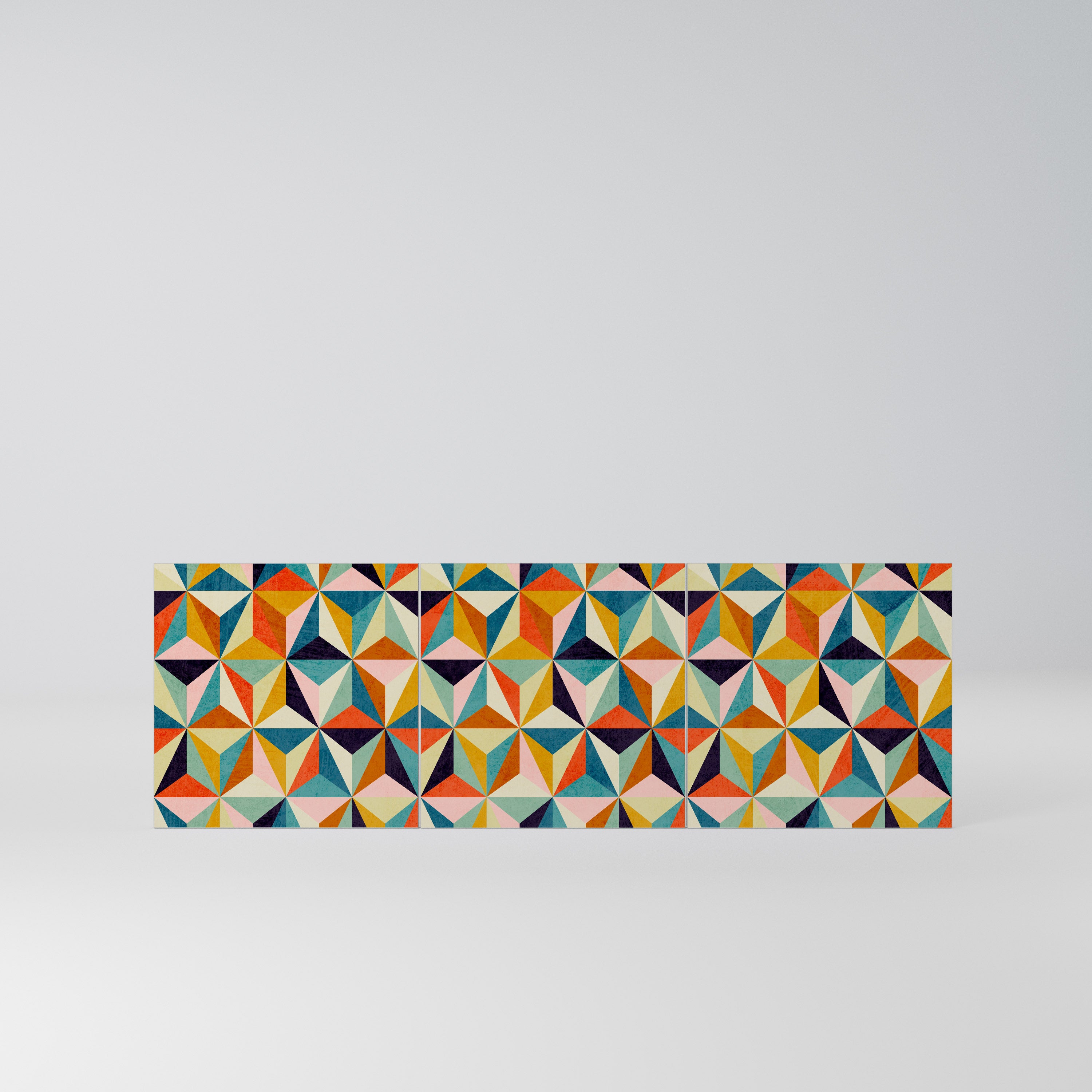 TESSELATE TREASURES Komplet 3 frontów do komody 3-drzwiowej