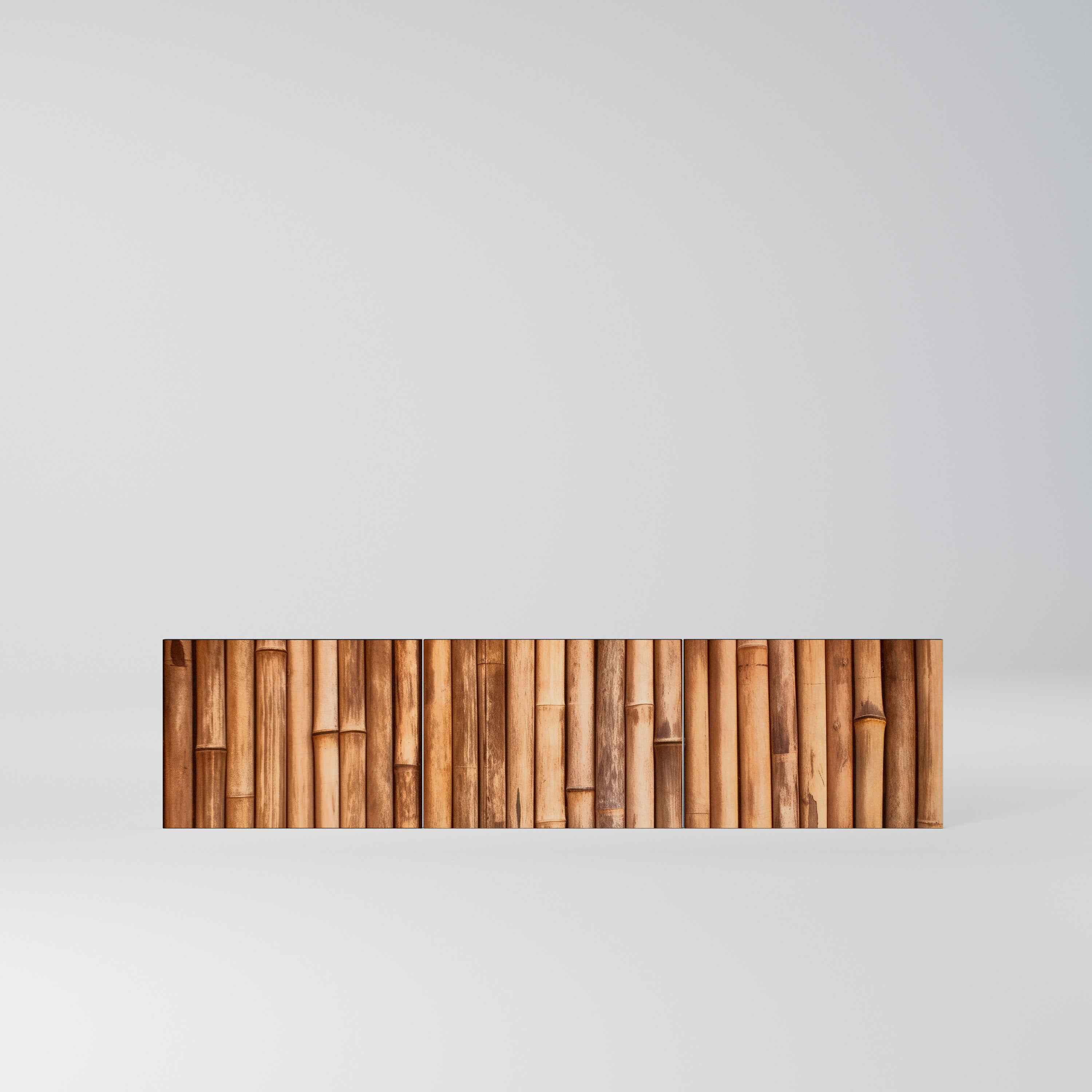 NATURAL WOOD Komplet 3 frontów do szafki RTV 3-drzwiowej