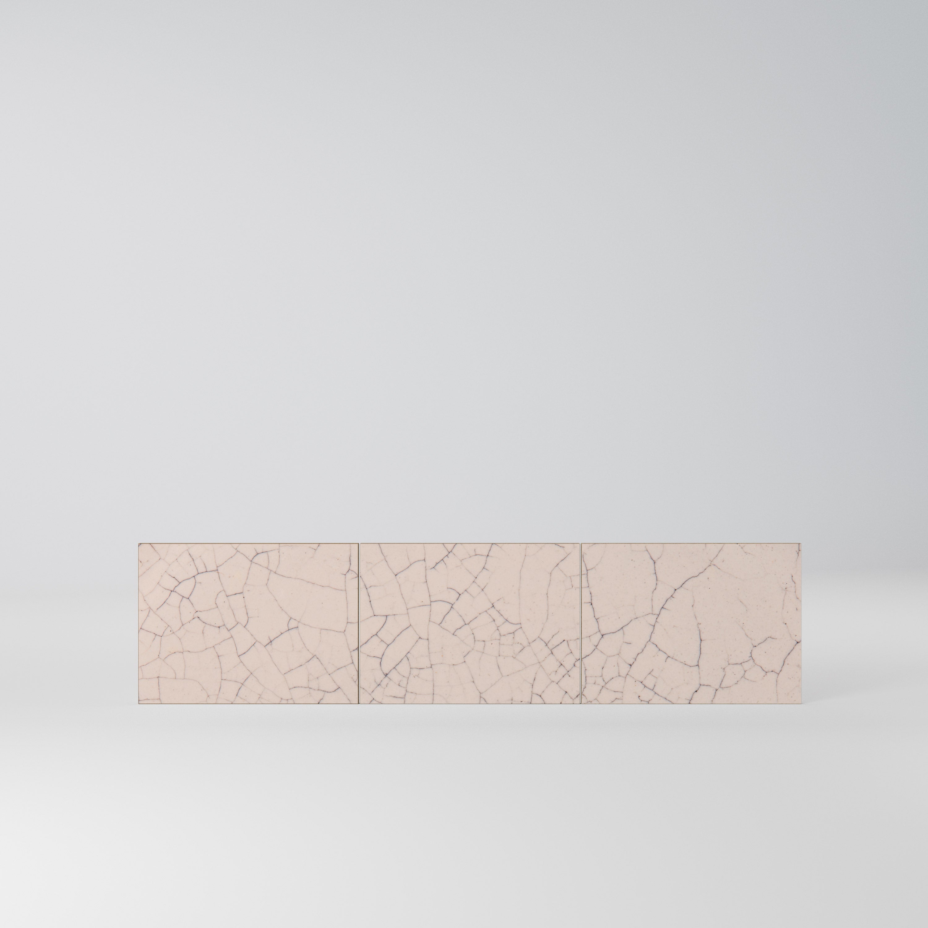CERAMIC TEXTURE Komplet 3 frontów do szafki RTV 3-drzwiowej