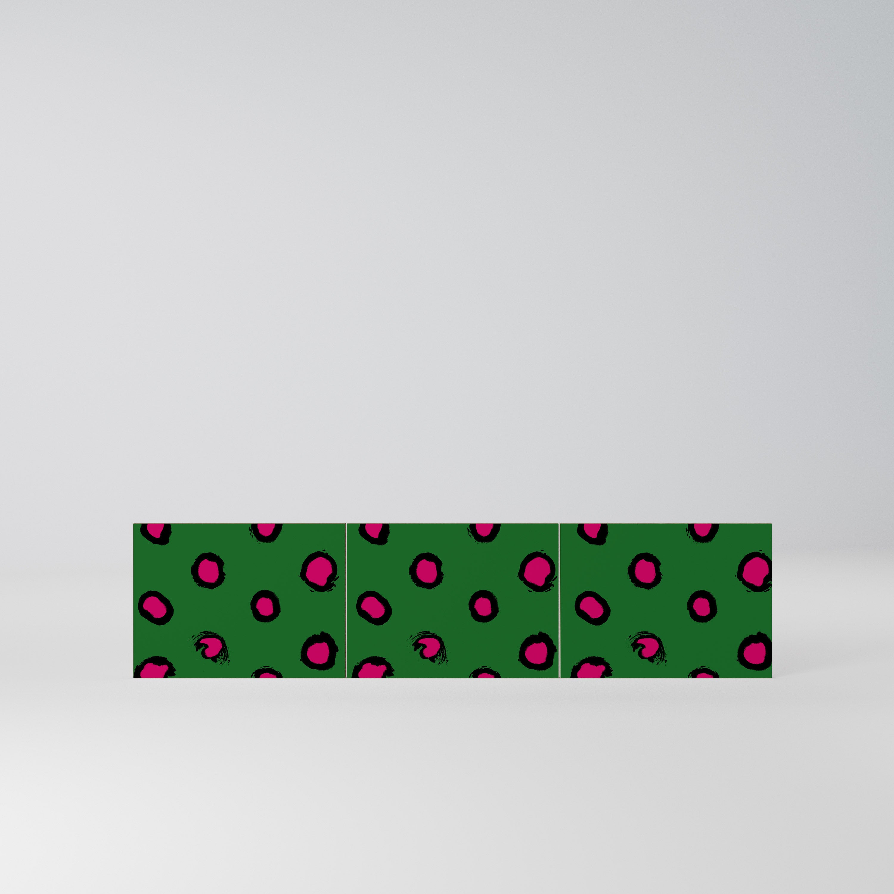 FUNKY SPOTS Komplet 3 frontów do szafki RTV 3-drzwiowej
