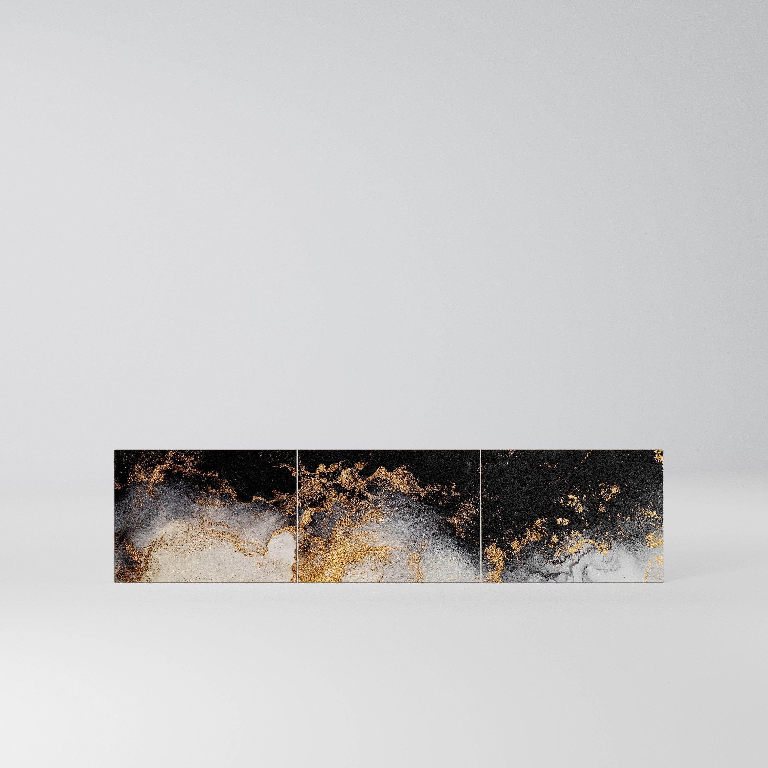 MARBLE OF TOMMORROW Komplet 3 frontów do szafki RTV 3-drzwiowej